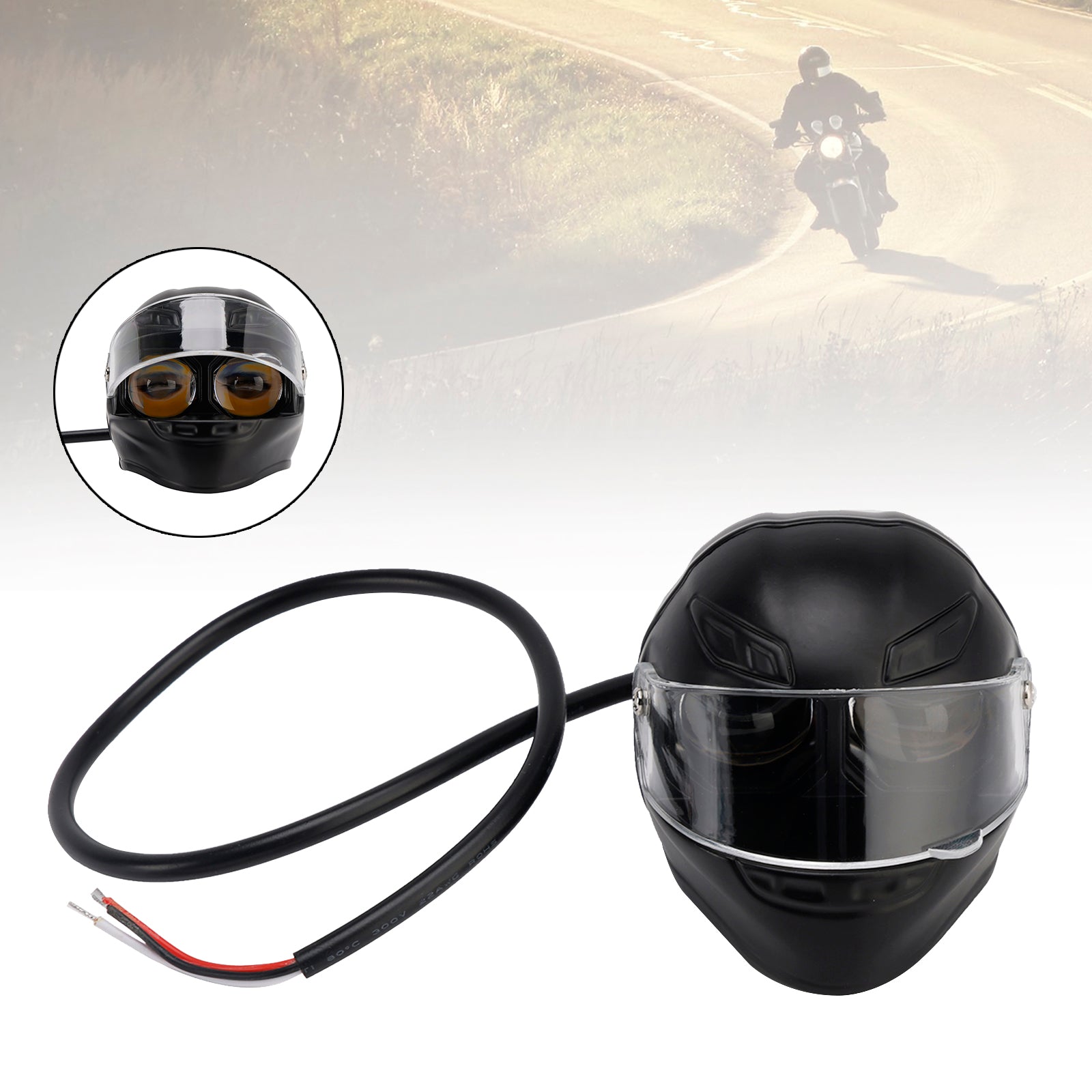 Motobike 20W Led Electric Scooter Light 2000Lm Bright Waterproof Headlight