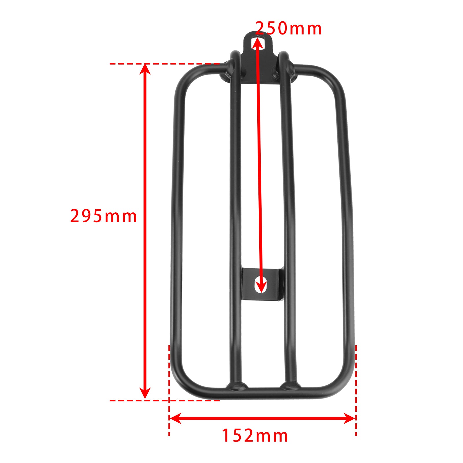 Kawasaki Eliminator 500 2024-2025 Rear Carrier Solo Luggage Rack Black