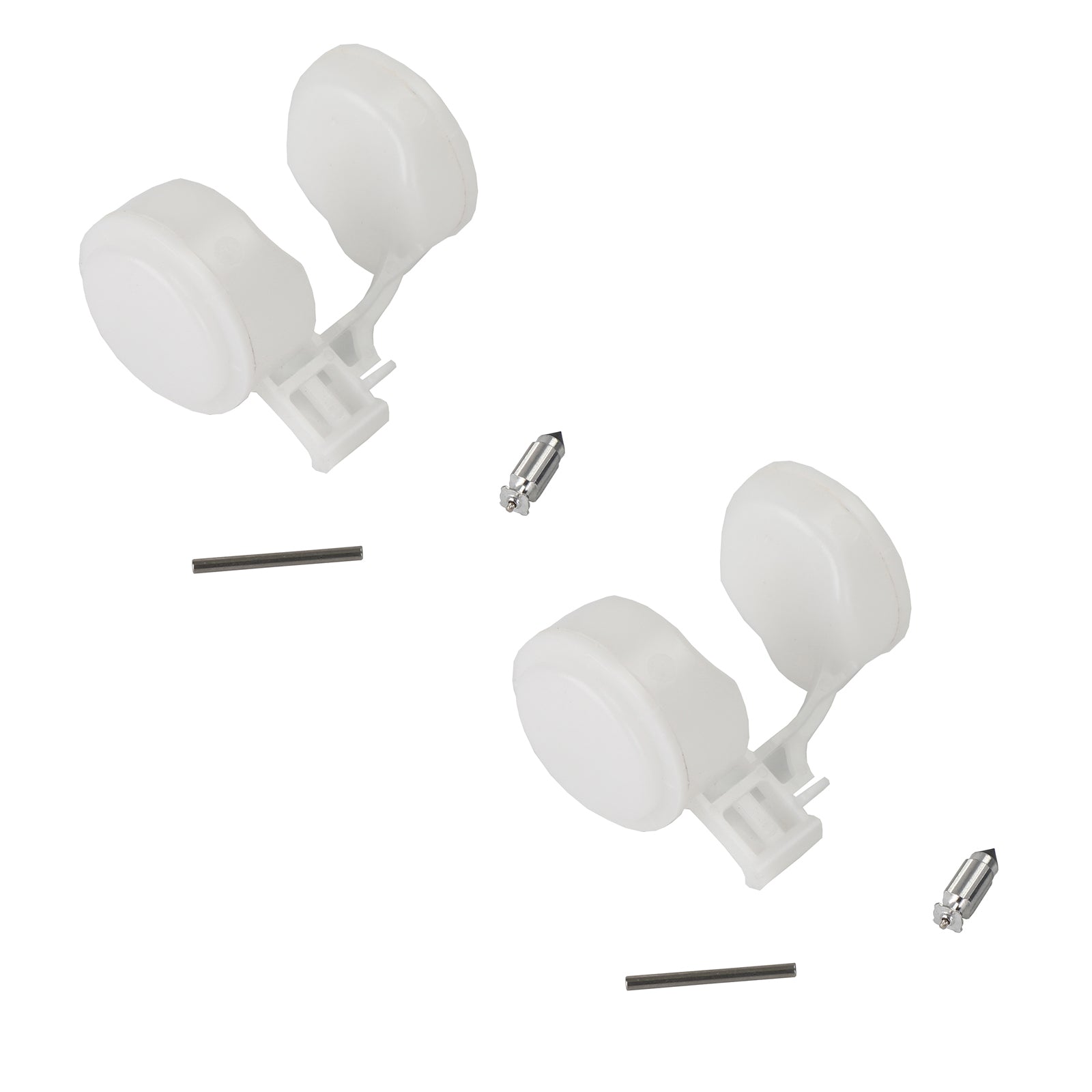 2x forgasserreparasjonssett Float Set Fit for Honda CBR600 CBR750 CBR1000 CB1000 Generisk