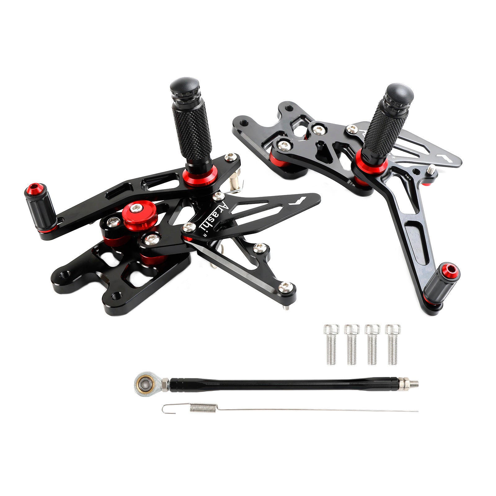 07-08 Suzuki GSXR1000 GSX-R 1000 CNC Aluminum Rearsets Footpegs