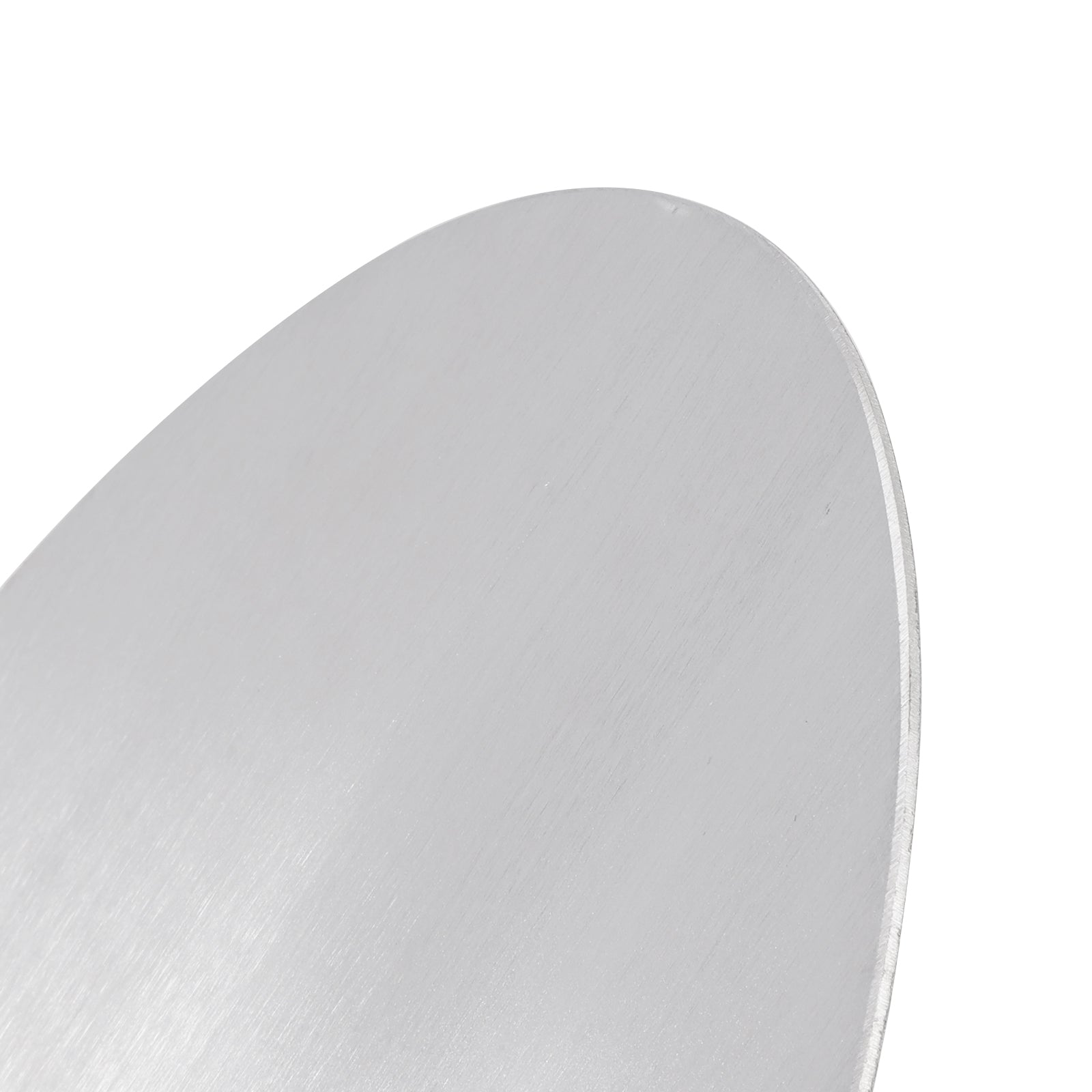 Plaque d'images en alliage en aluminium vierge ovale diy ajustement universel pour moto