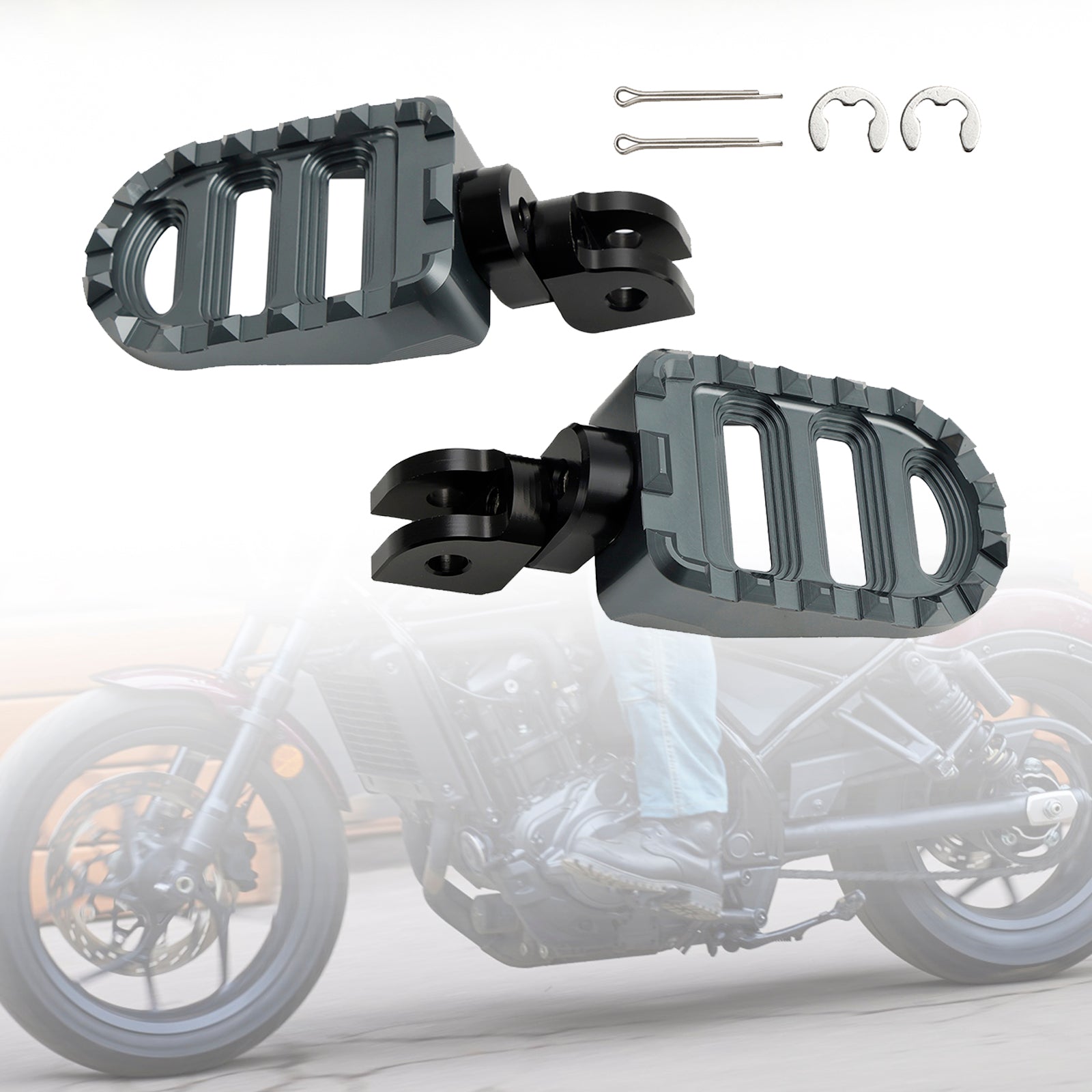 Pedane anteriori pedane adatte per Rebel 1100 CM1100 CMX 1100 DCT/MT 2021-2023