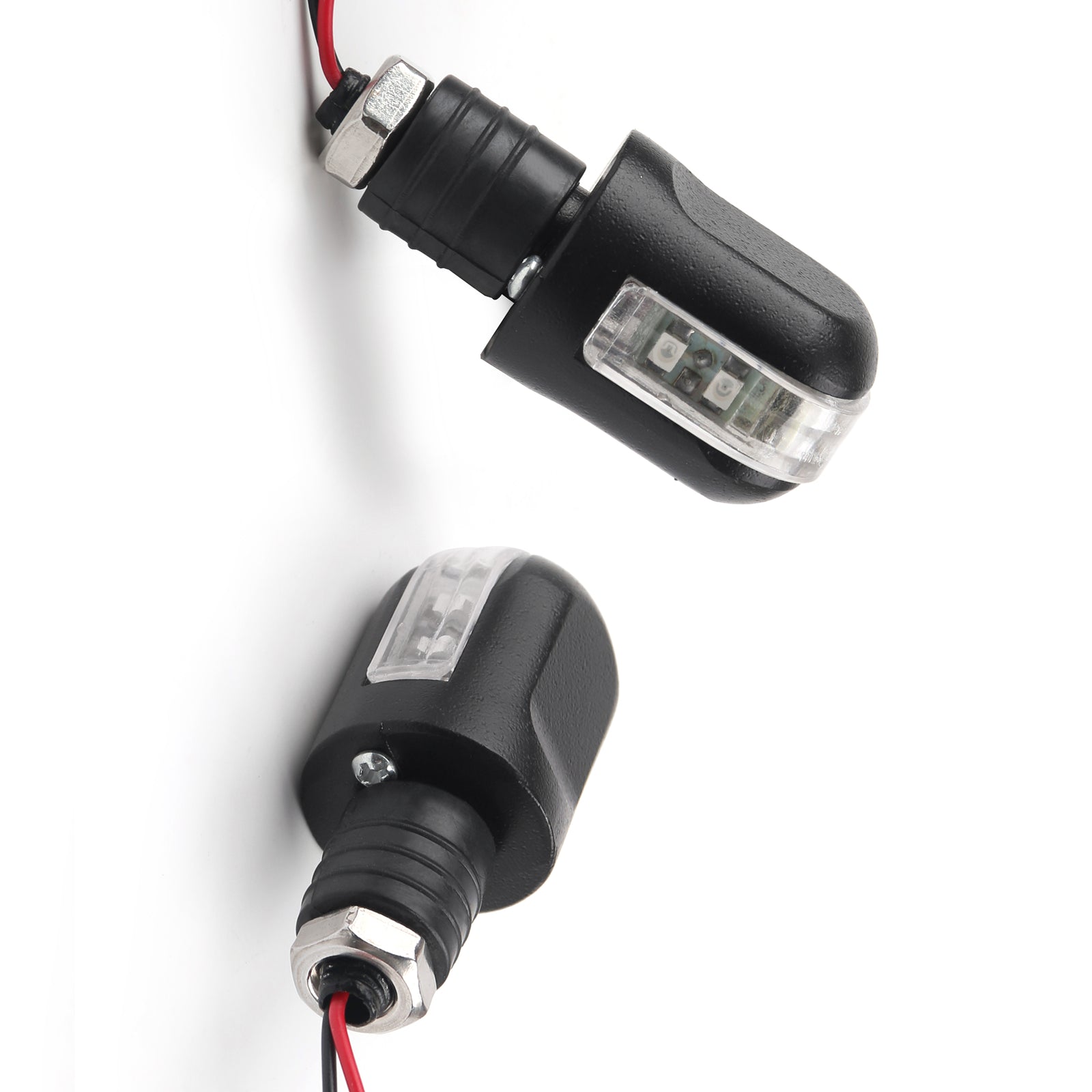 Turn Signal Light instalado na extremidade da alça de motocicleta de 18 mm a 22mm