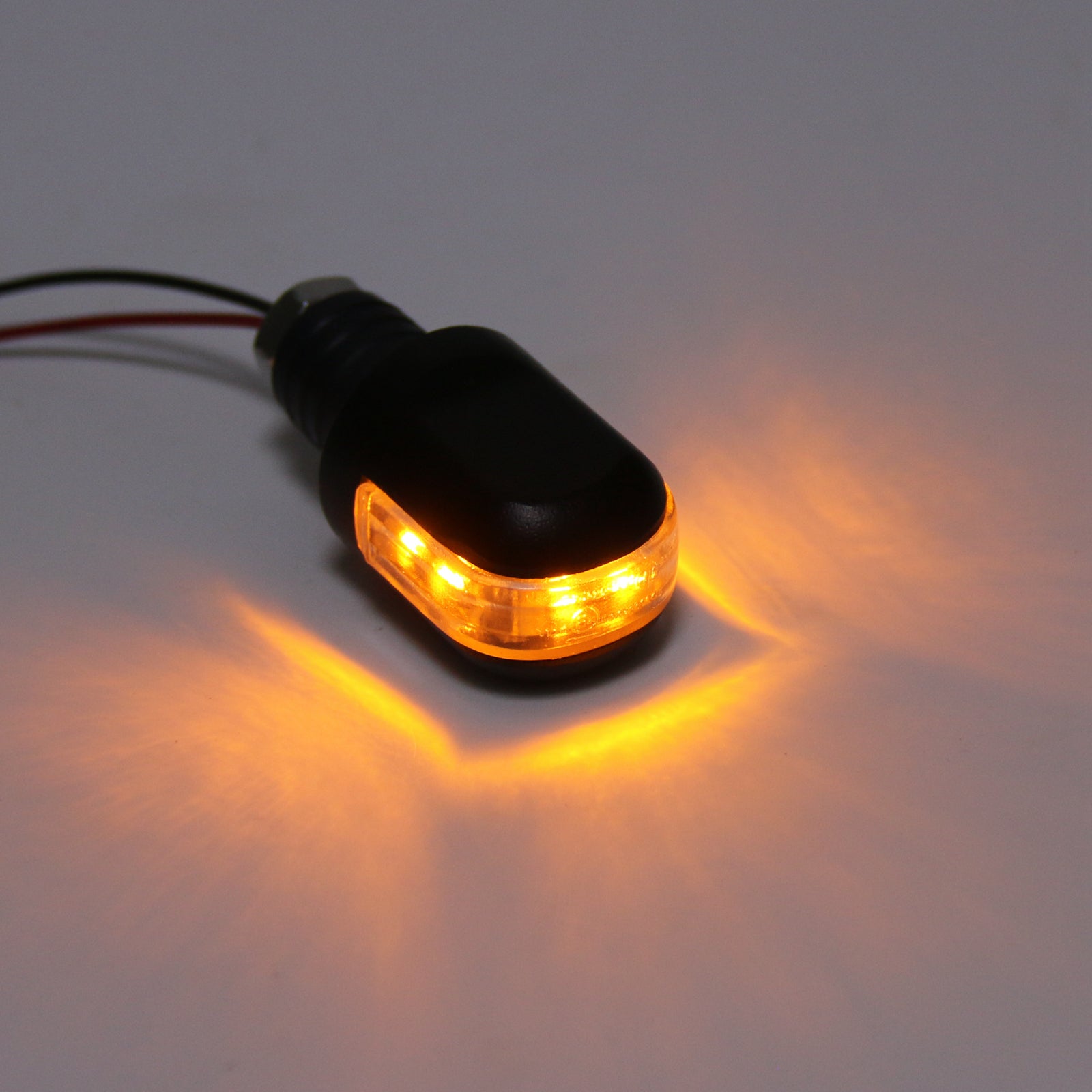 Turn Signal Light instalado na extremidade da alça de motocicleta de 18 mm a 22mm