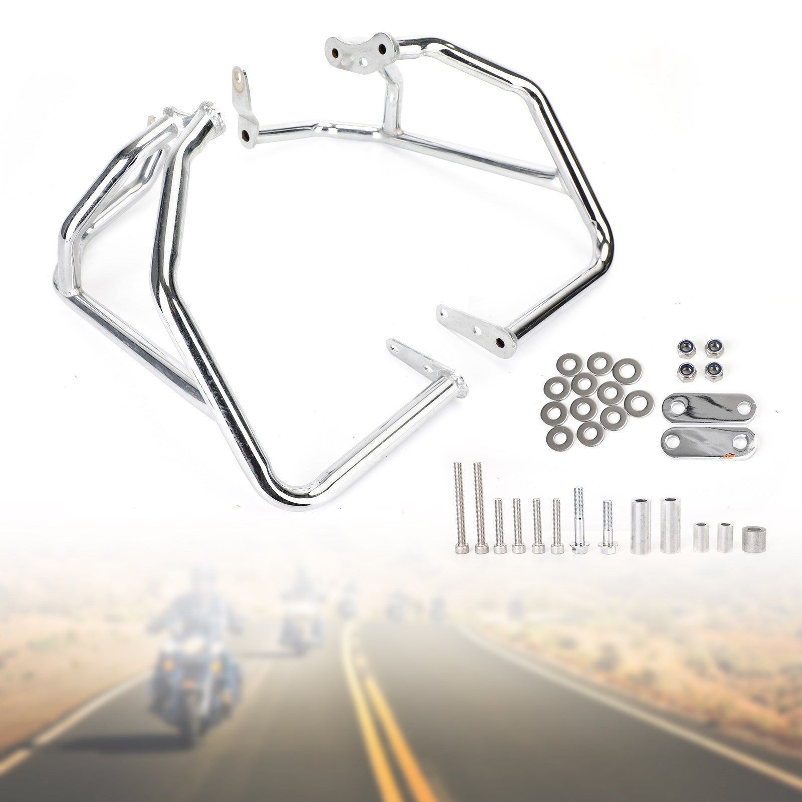 Motorbeskyttelsesramme Anti-Crash støtfangerbeskytter for Honda GL1800 Gold Wing 18-20 Generisk