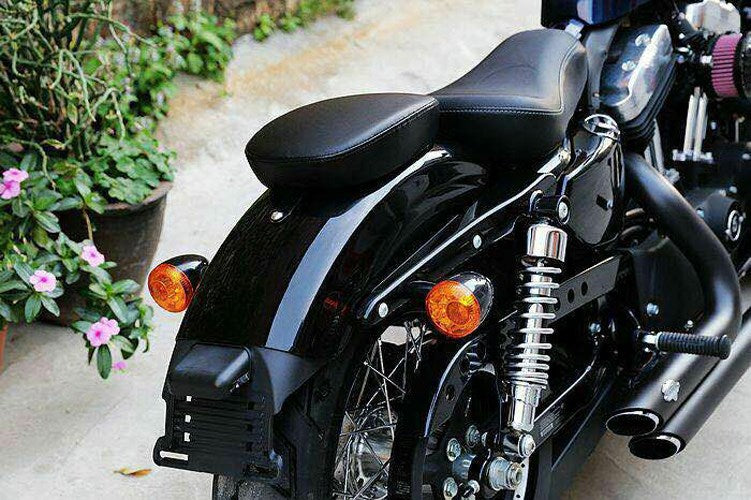 Luz de freno de placa de matrícula de montaje de guardabarros para Sportster XL 883 1200 48 2004-2014