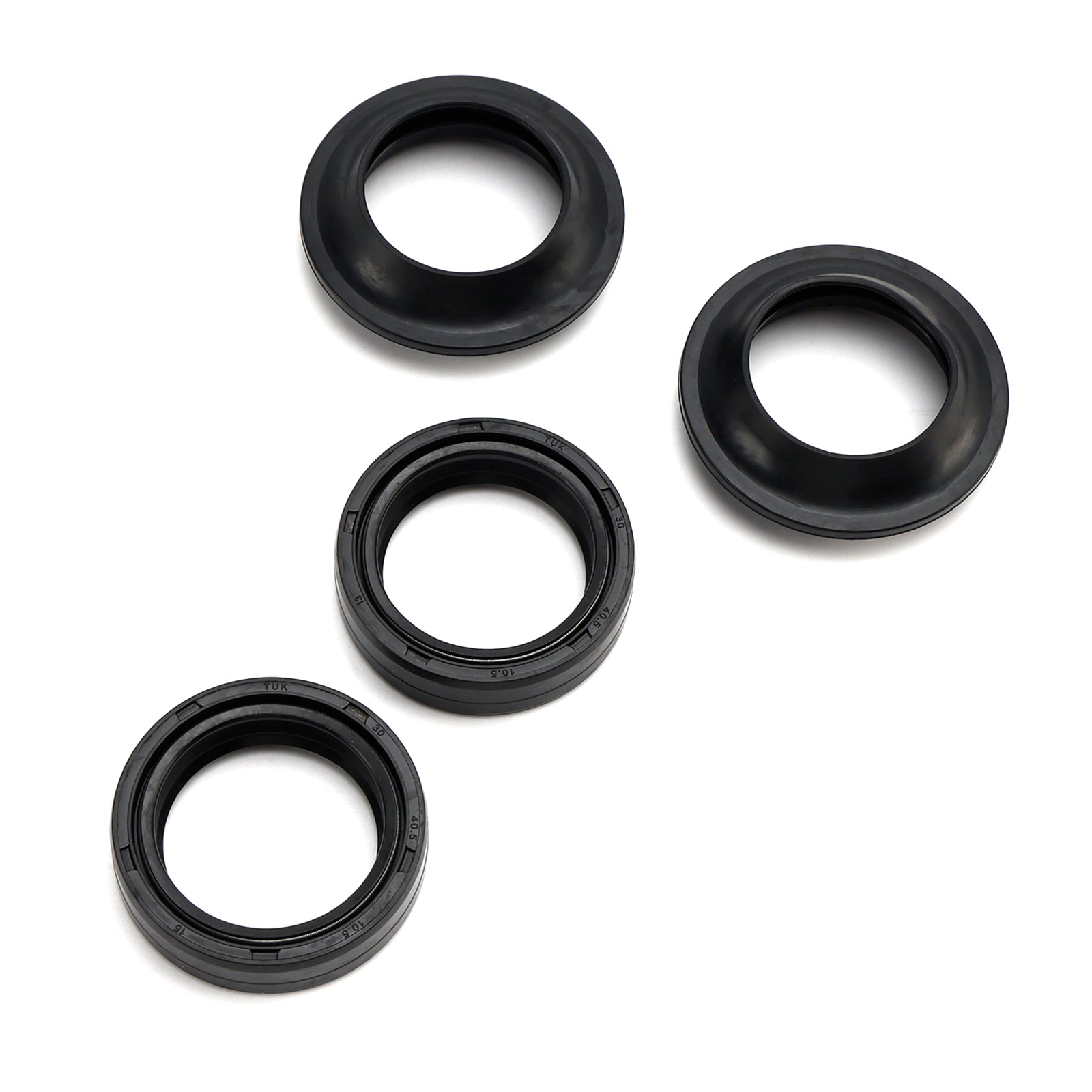 95–07 Suzuki AN125 VECSTAR 96–00 Suzuki VECSTAR 99 Suzuki GS125 74–79 Suzuki GT125 78–79 Suzuki GT125E 73–74 Suzuki GT185 79–81 Suzuki GT200 85–87 Suzuki RG80C 73–77 Suzuki TS125 Gabelöldichtungs-Abstreifer-Set 3UH-F3145-00 51153-16F00