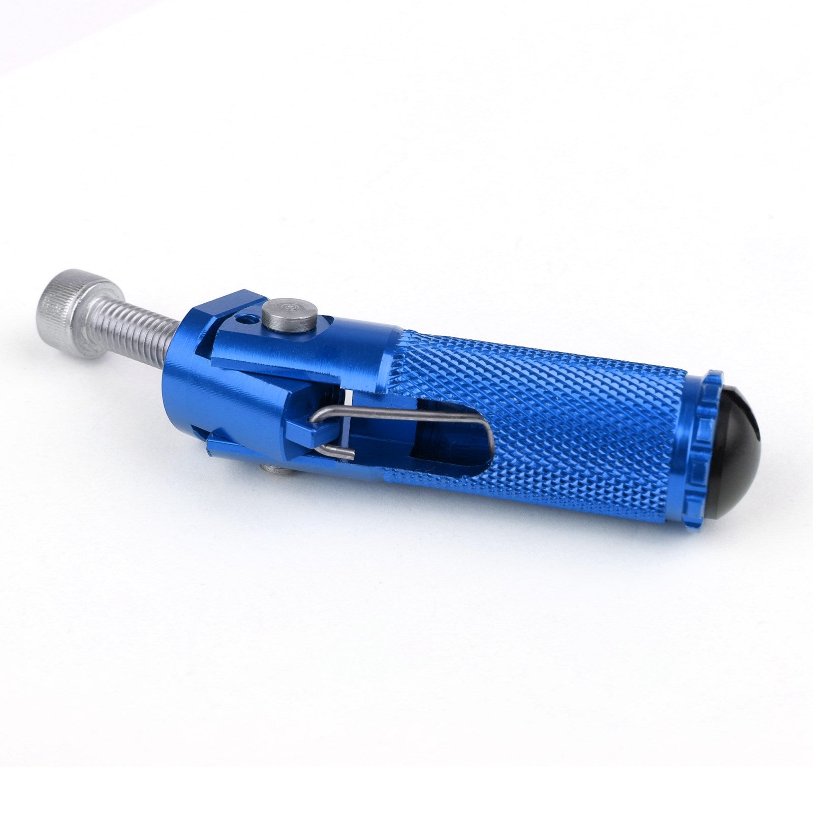 Motocicleta Universal Blue CNC Pedra dobrável PEGS POOTPEG Conjunto traseiro Racing Racing