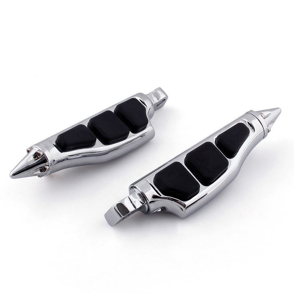4475 Stiletto Pegs Footpegs For Harley Softail Sportster Dyna Glide Fat Boy BLK