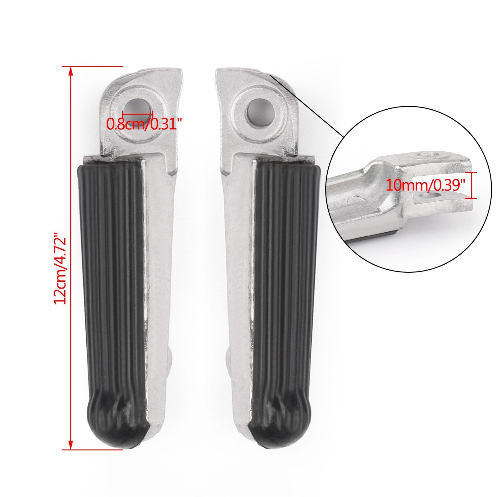 Reposapiés delantero para Honda CBR 250 400 VFR400 CBR900RR CBR929 CBR954