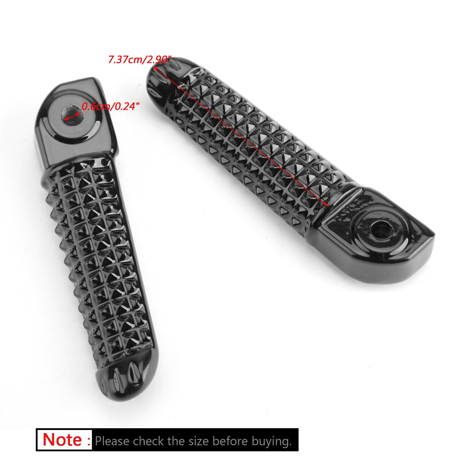 Footrest tylnej stopy dla Yamaha YZF R1 1998-2014 R6 1999-2014 R6S 03-08 Black