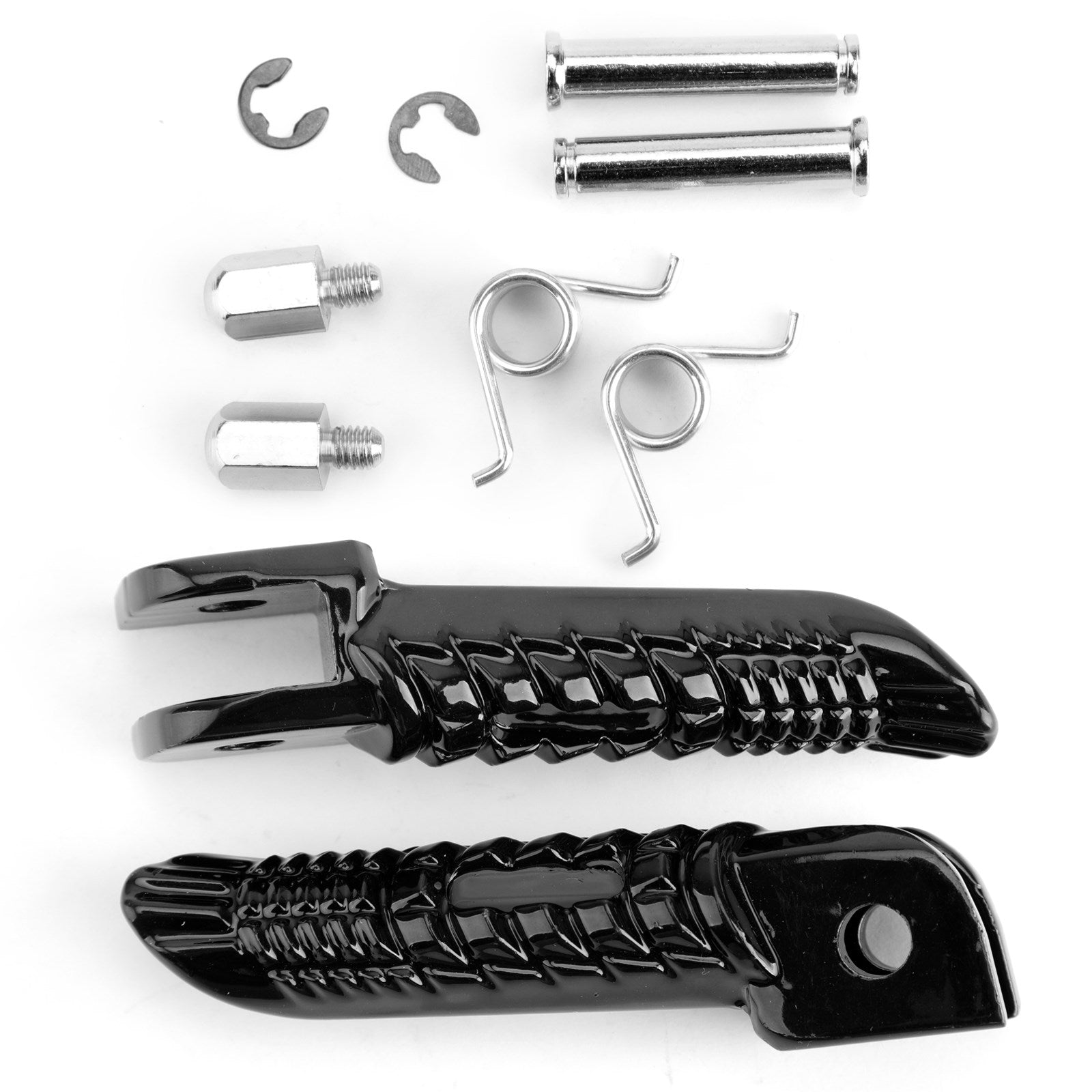 Reposapiés delantero para Suzuki GSXR600 GSXR750 06-14 GSXR1000 2005-14 Plata