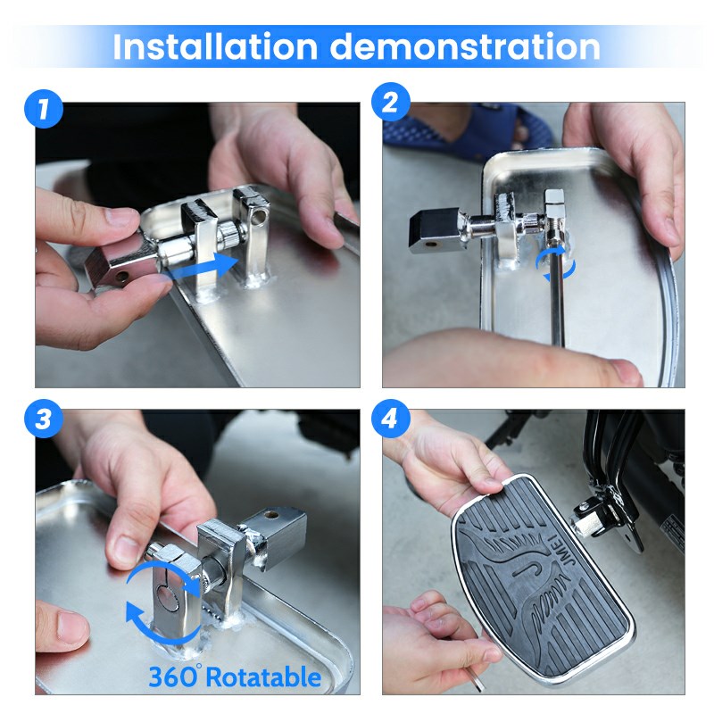 Honda Footrest VTX1800 VL400 VTX1300 SUZUKI VL800 PAD -BRADBARZE BRAUBE