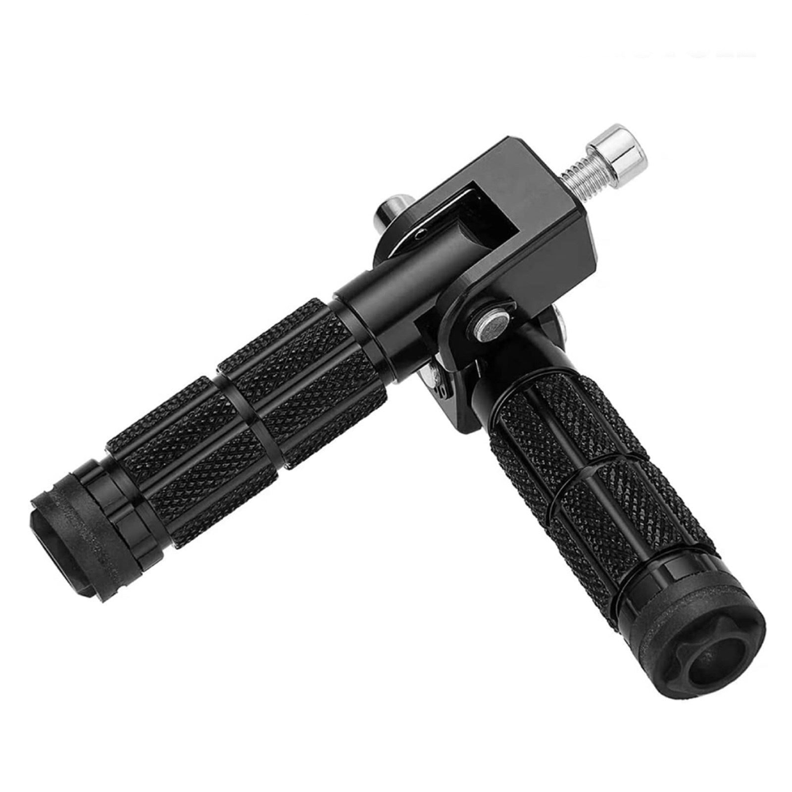 Universale foran fotstøtter fotpinner passer for motorsykkel med 1.25" barer