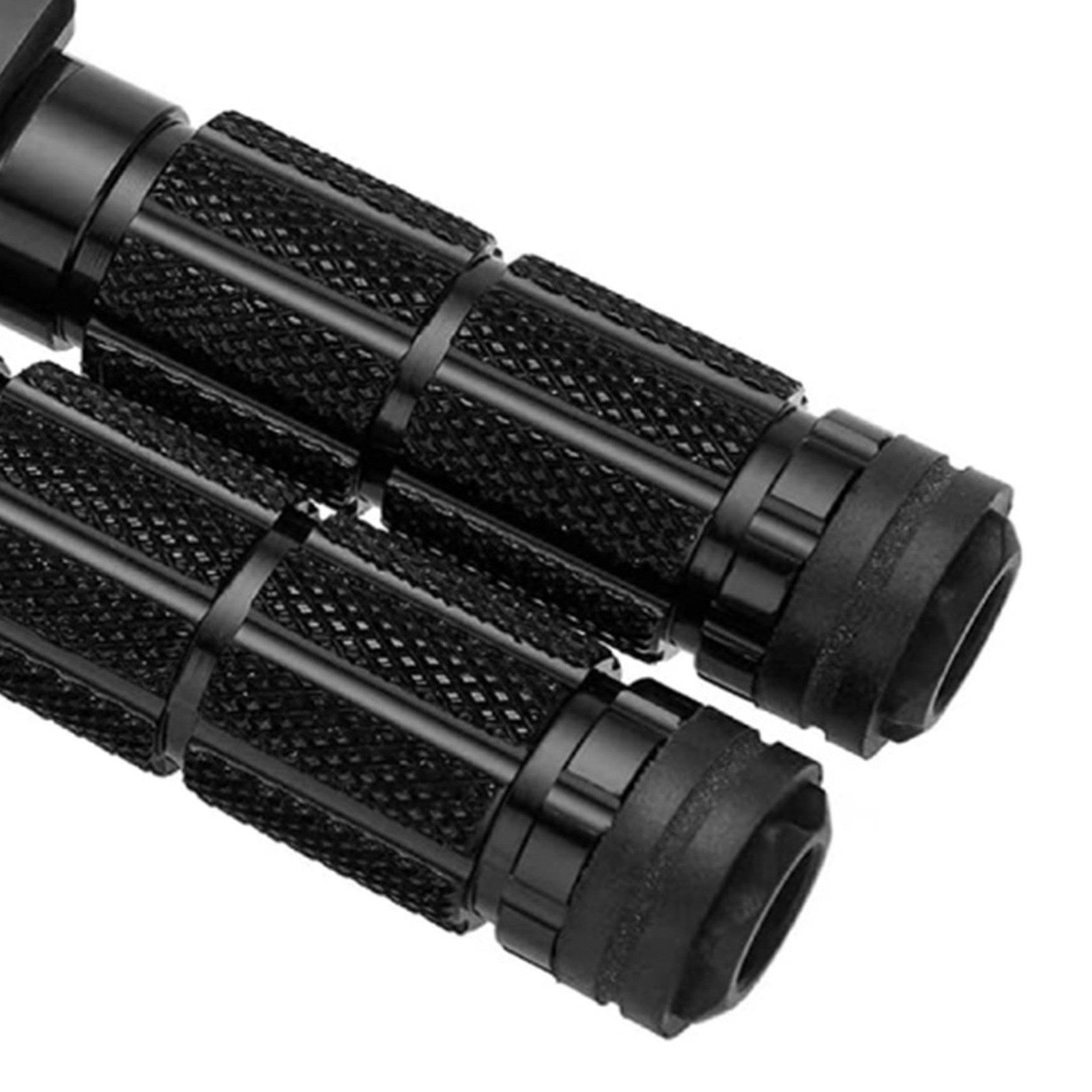 Universale foran fotstøtter fotpinner passer for motorsykkel med 1.25" barer