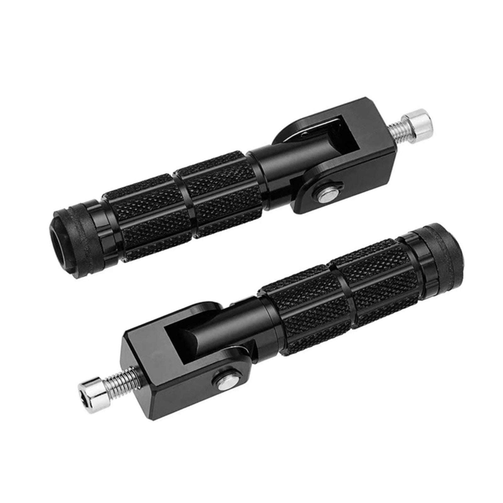 Universale foran fotstøtter fotpinner passer for motorsykkel med 1.25" barer