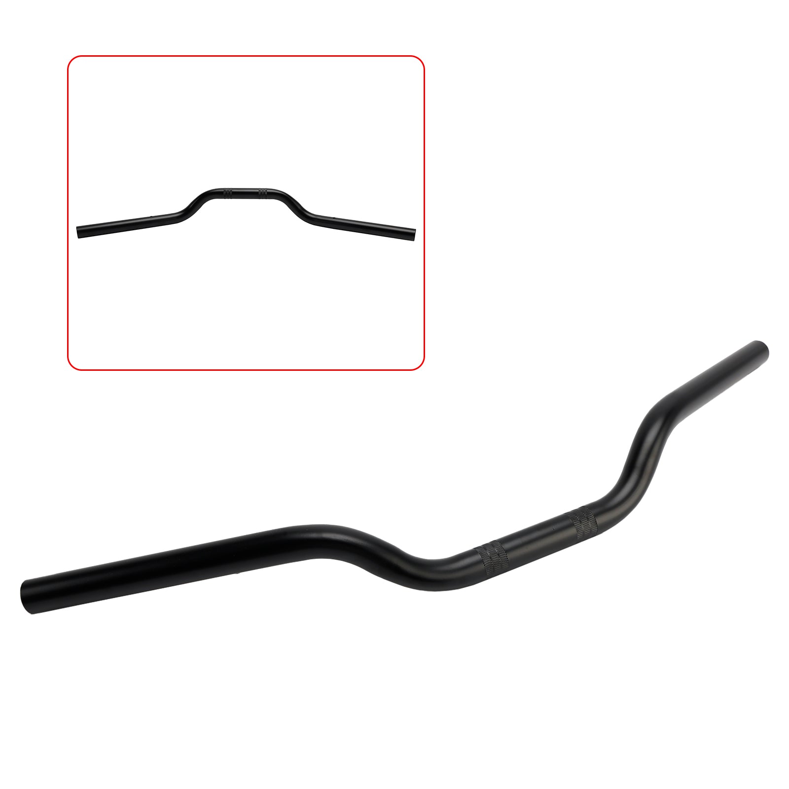 XL 25 mm 1" Sportster 1200 For 883 Bars Styr Tracker Drag Black