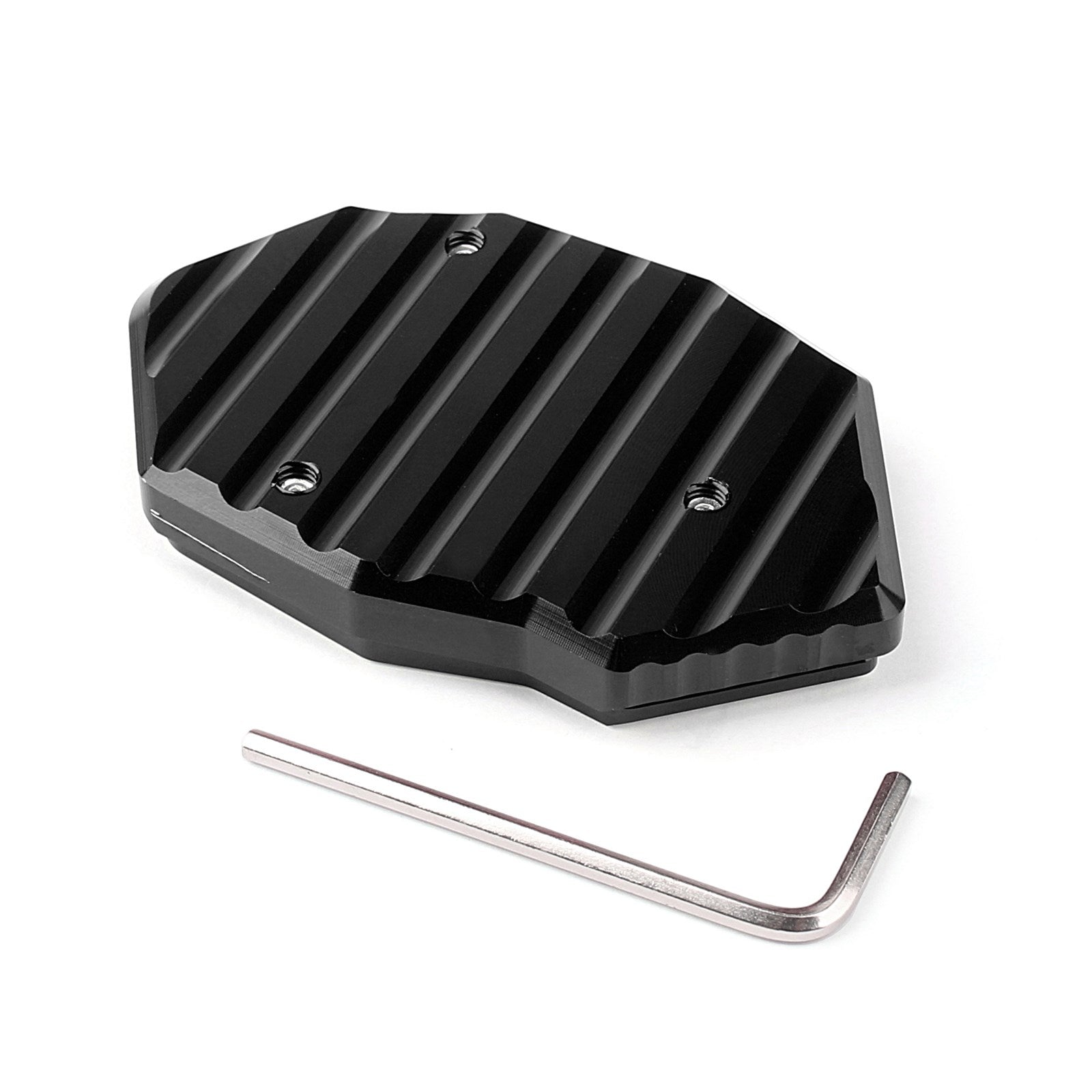 Almohadilla de extensión de soporte de placa lateral para Kawasaki Z1000 Z800 ZX-10R ER6F BK