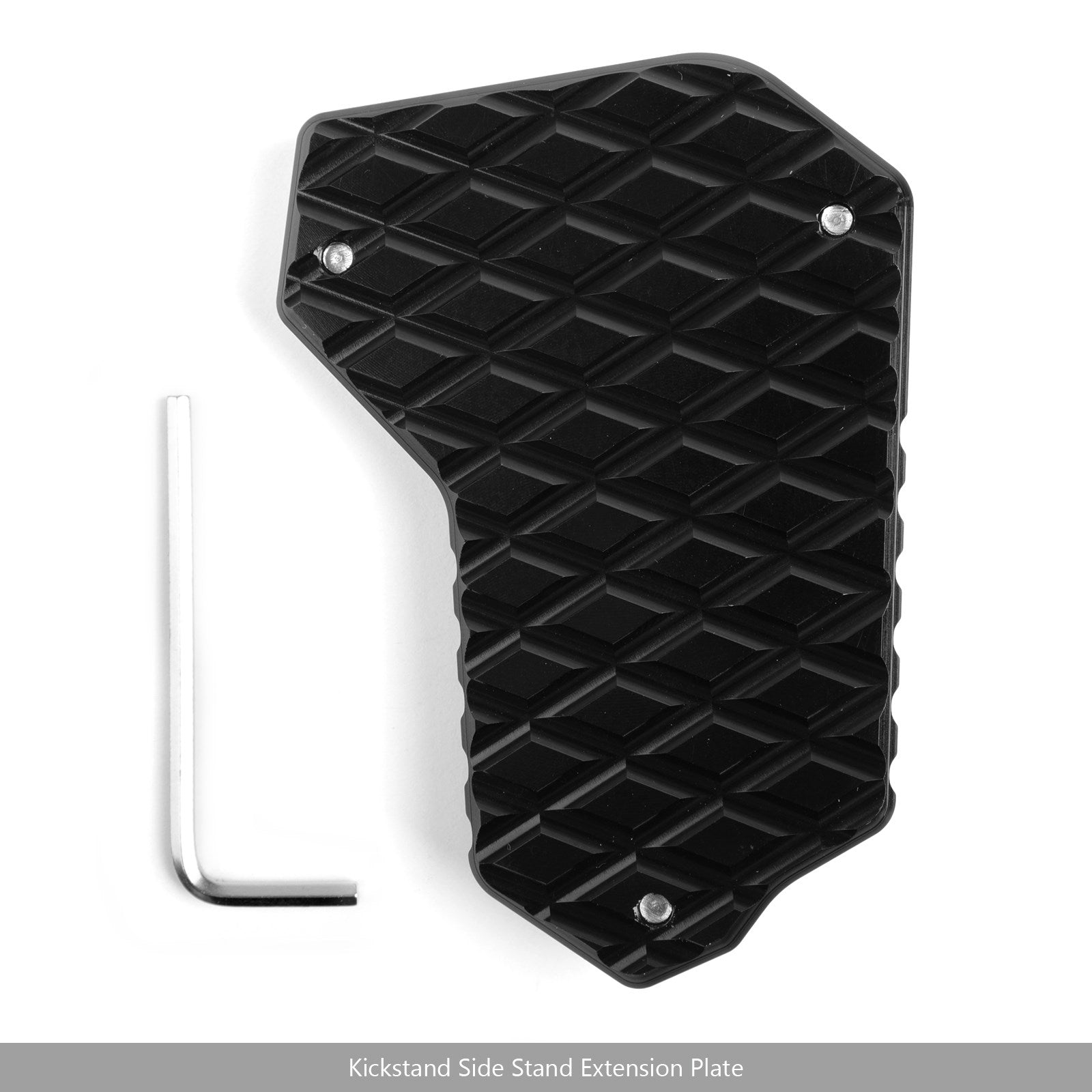 エクスプローラーキックスタンドサイドスタンドスタンド拡張引伸パッドトライアンフタイガー 1200