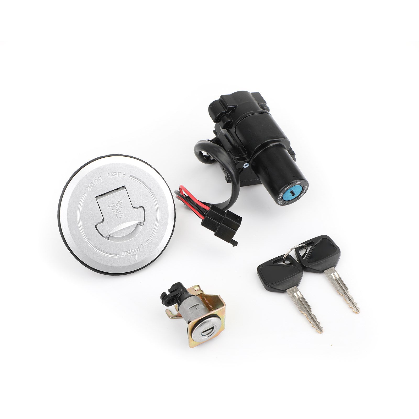 2011-2013 CBR250R 2017-2018 CBR300RA Ignition Switch Fuel Gas Cap Seat Lock Key