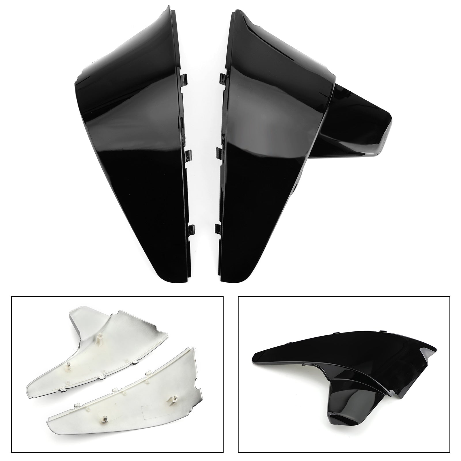 1 paire COUVERTURE DE LA BATTERIE POUR HONDA OSHITY VT600 VLX 600 STEED400 1988-1998