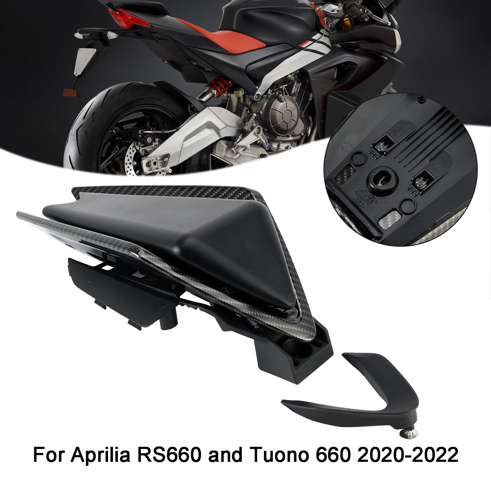 2020-2024 Aprilia RS660 RSV4 Tuono 660 Heckhaarverkleidungsabdeckung Generisch
