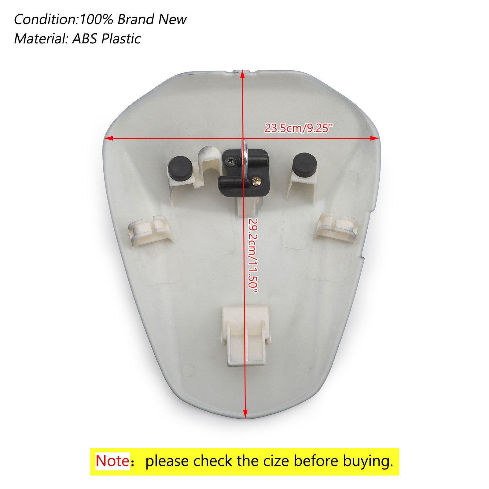 2015-2020 Suzuki GSXS1000 GSXS1000F ABS Rear Seat Cover Cowl Fairing Gray