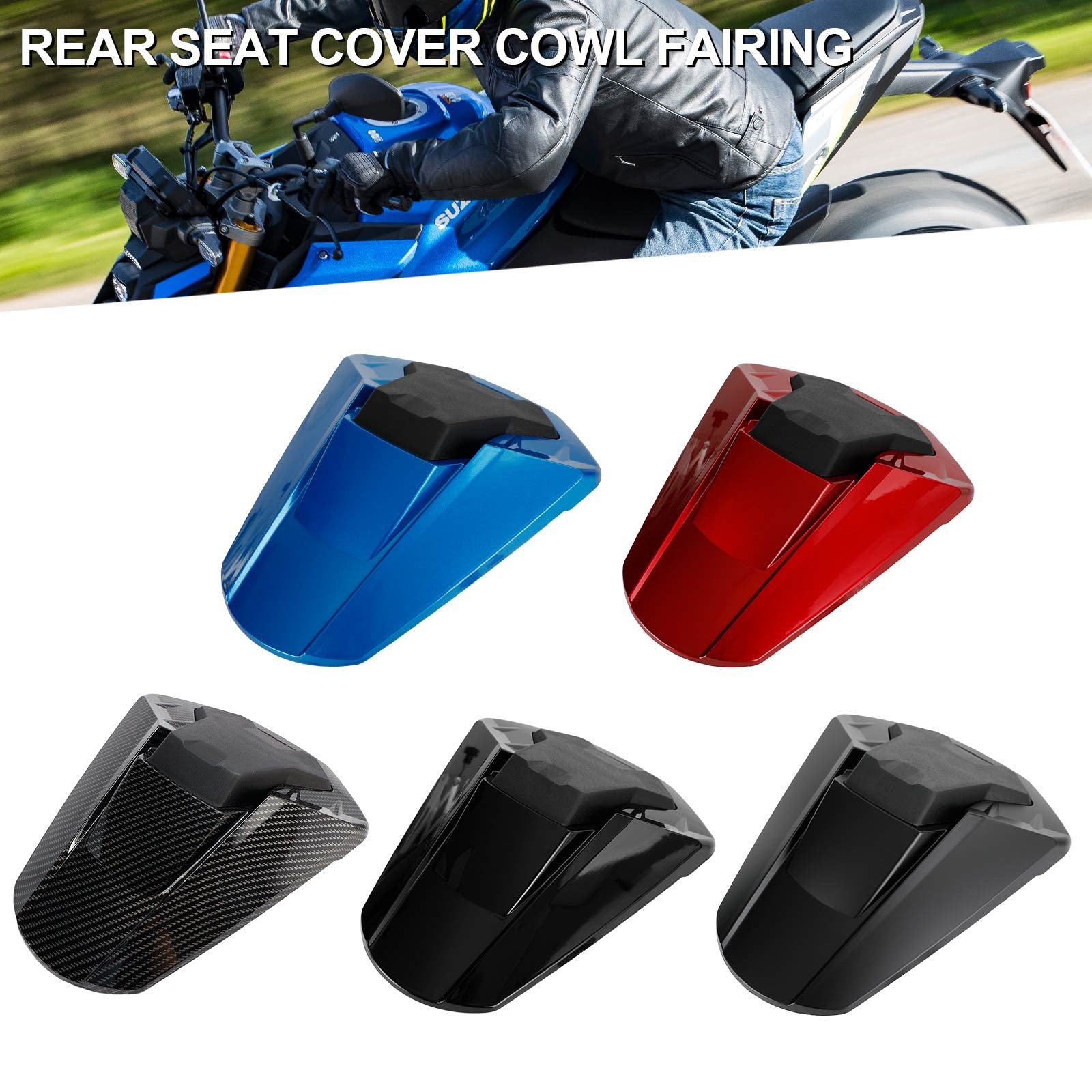 21-24 Suzuki GSX-S1000 Tampa traseira de capa de capa de capa