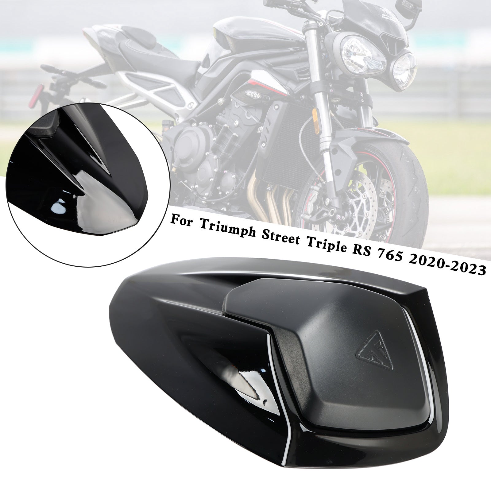 20-24 Street Triple RS 765 Cubierta de carenado para asiento trasero