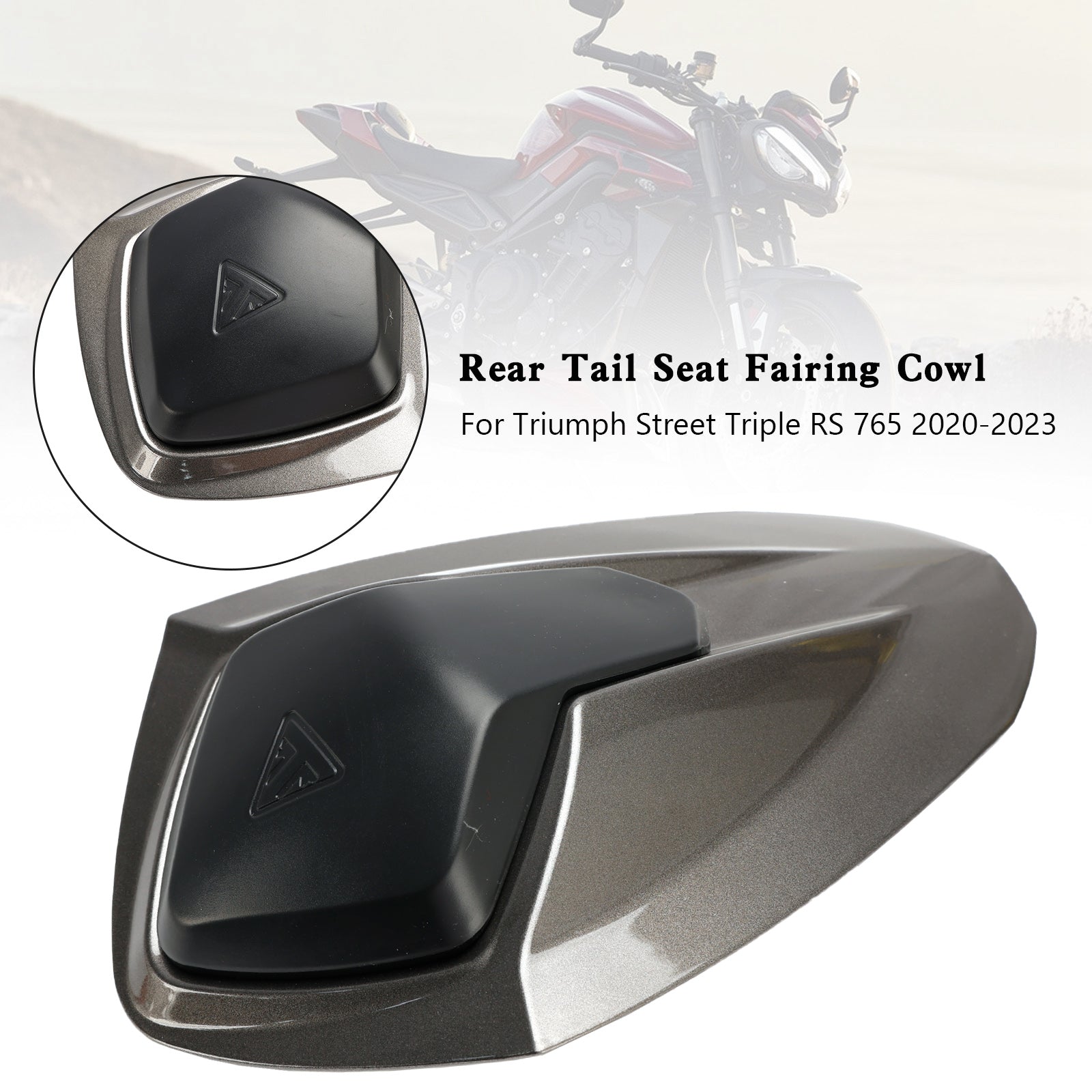 20-24 Street Triple RS 765 Cubierta de carenado para asiento trasero