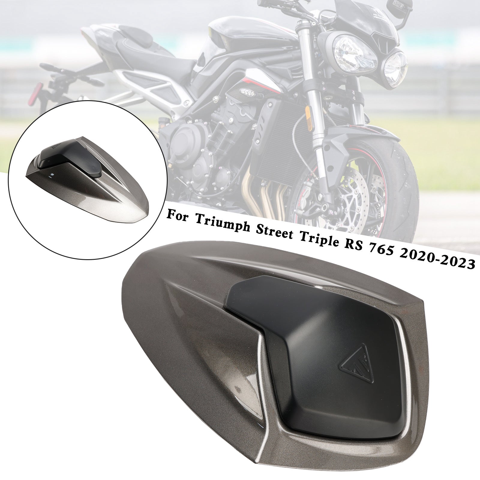 20-24 Street Triple RS 765 Cubierta de carenado para asiento trasero