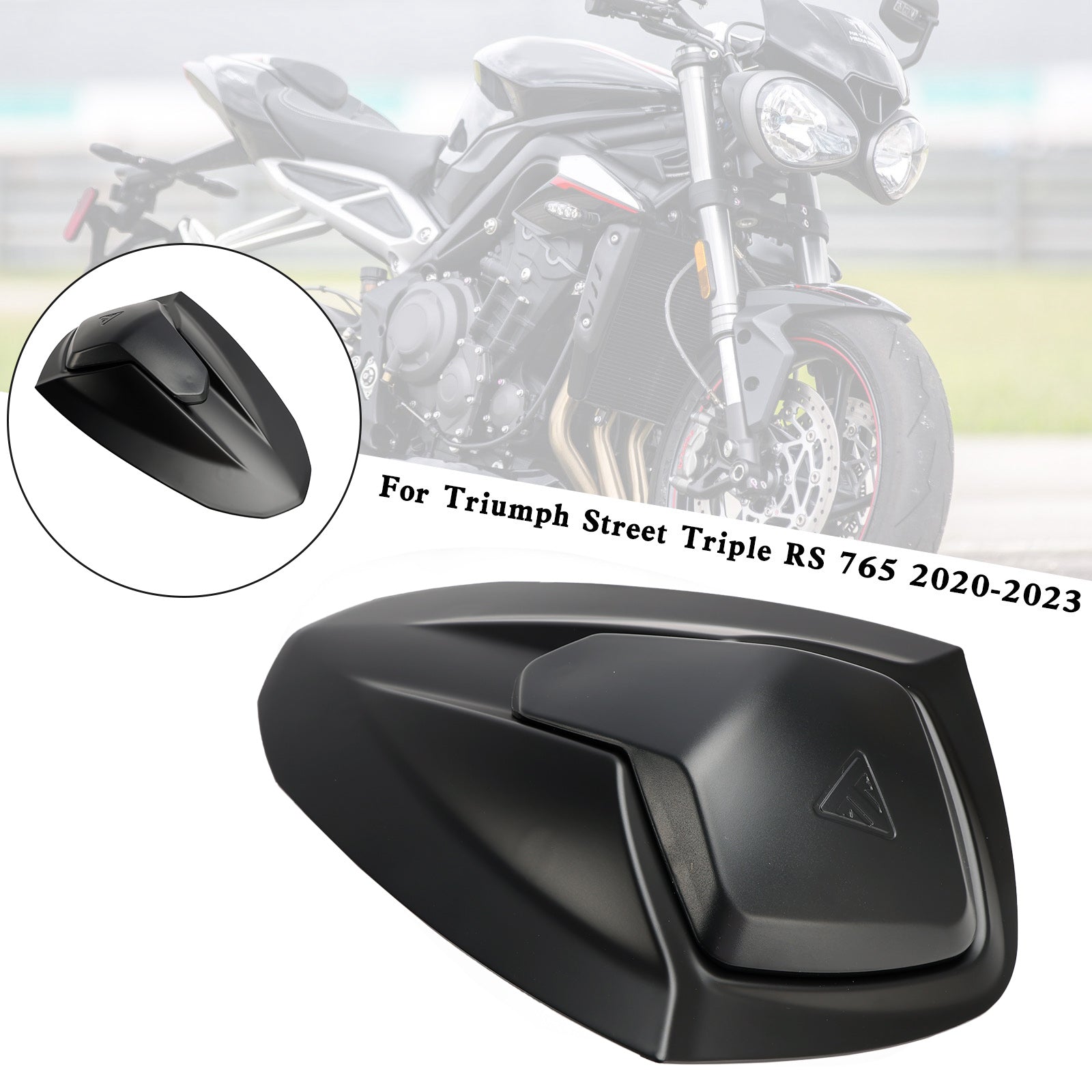 20-24 Street Triple RS 765 Cubierta de carenado para asiento trasero
