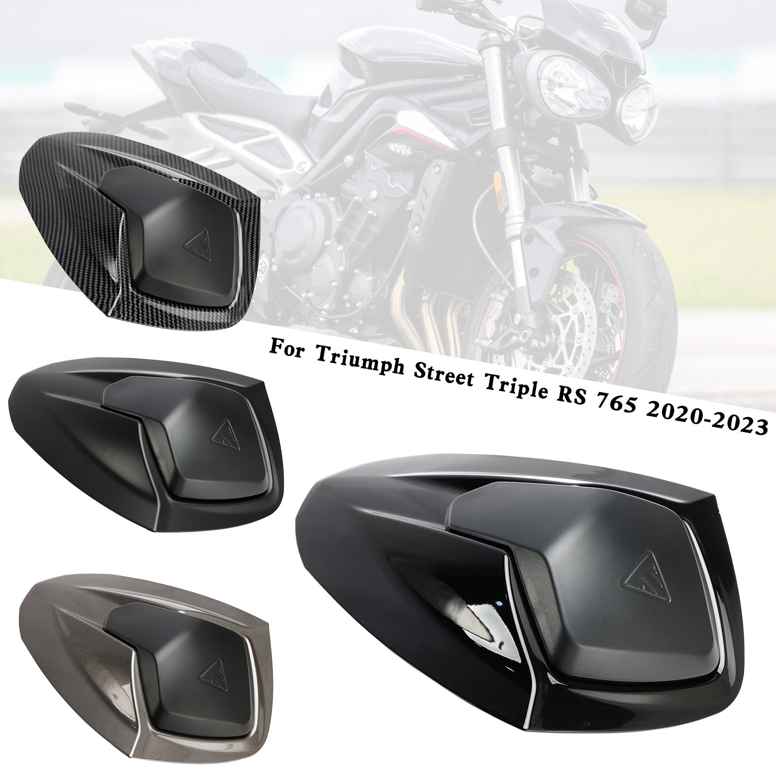 20-24 Street Triple RS 765 Cubierta de carenado para asiento trasero