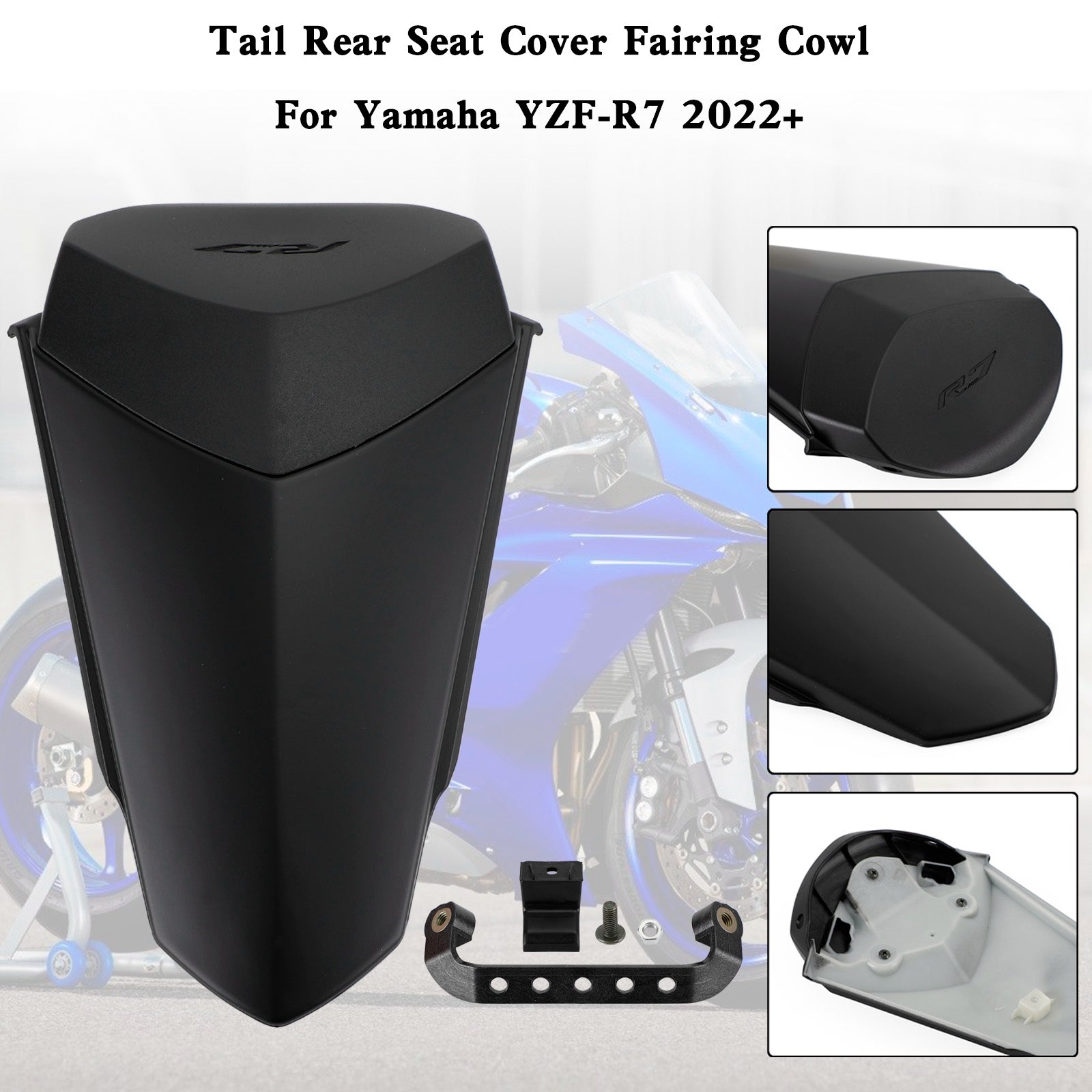 22-25 YAMAHA YZF R7 Tail Rear Seat Cover Fairing Cowl