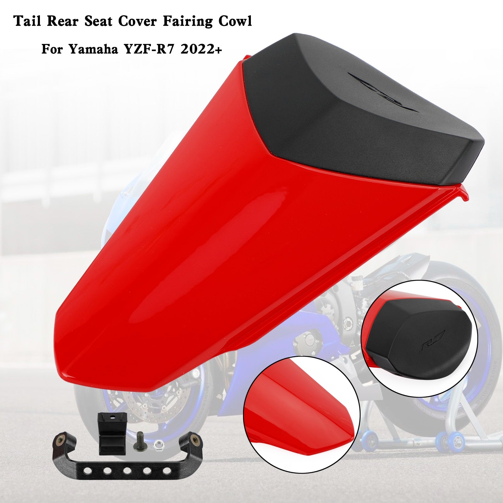22-25 YAMAHA YZF R7 Tail Rear Seat Cover Fairing Cowl
