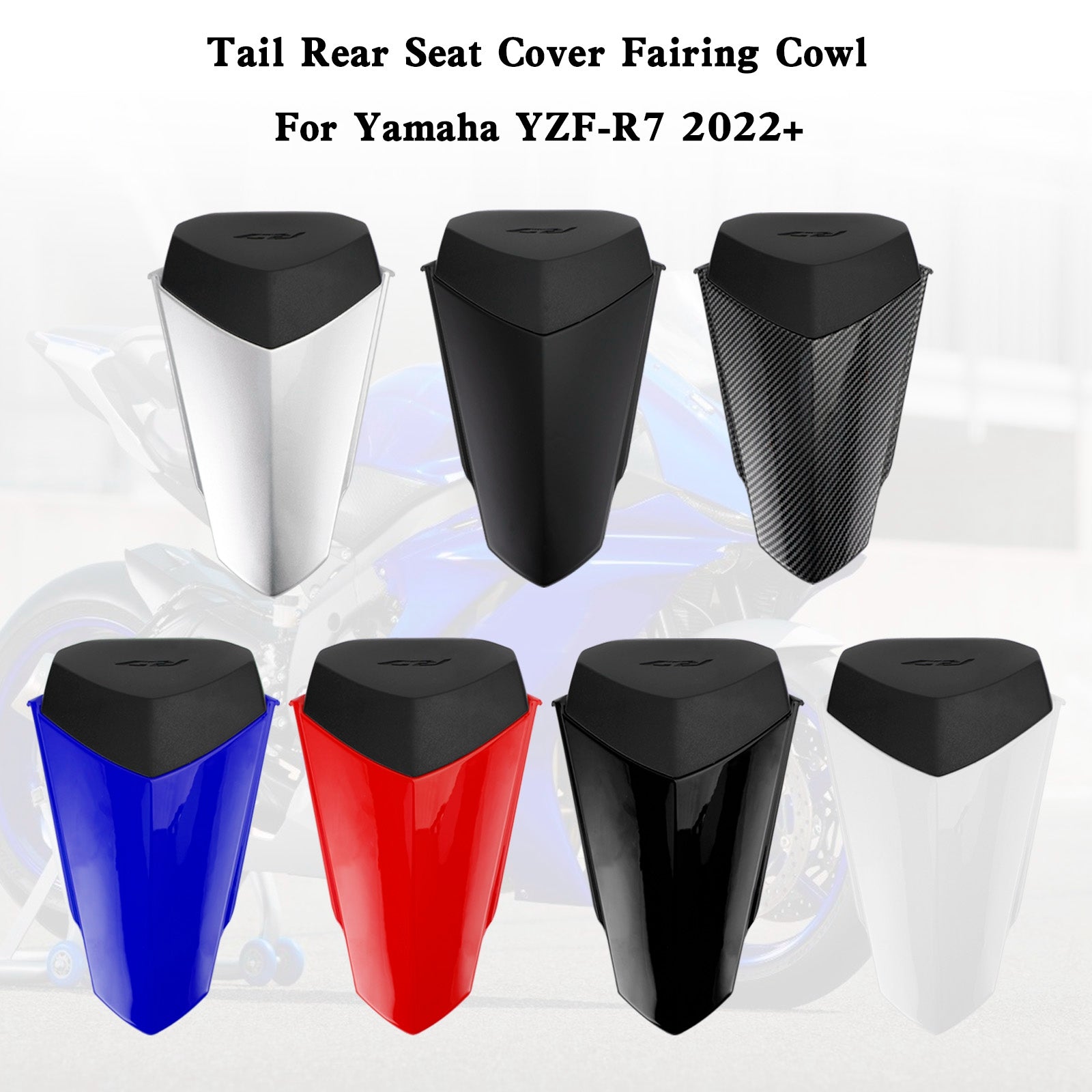22-25 YAMAHA YZF R7 Tail Rear Seat Cover Fairing Cowl