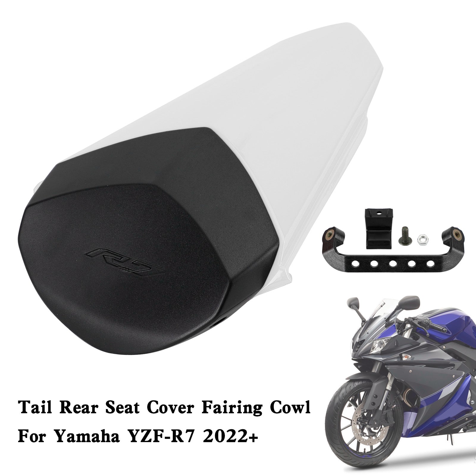 22-25 YAMAHA YZF R7 Tail Rear Seat Cover Fairing Cowl