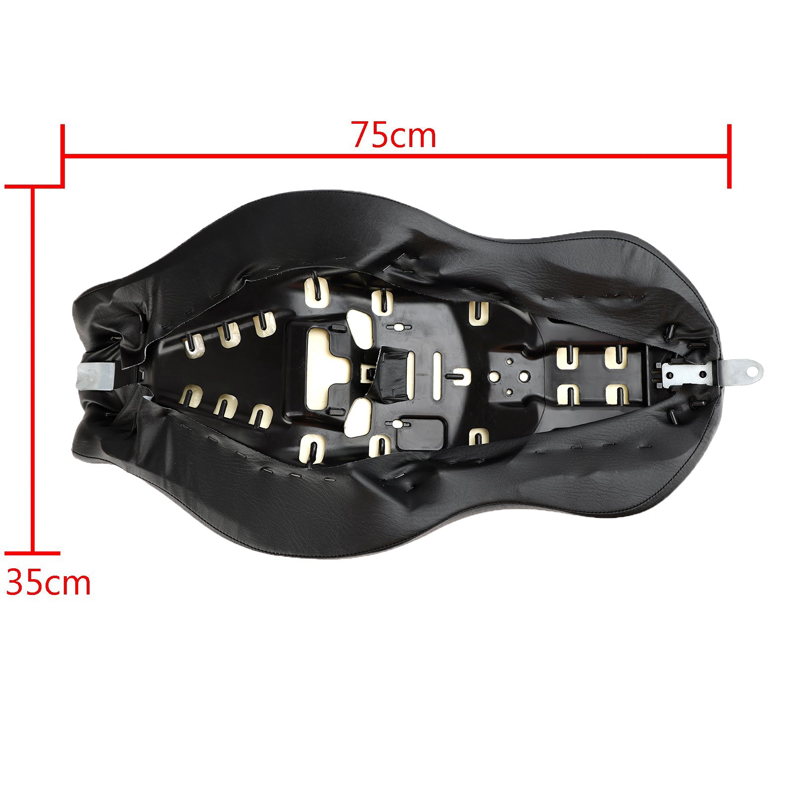 07-12 Harley Davidson XL 1200N Nightster Black Driver & Past Passenger Two-Up Seat