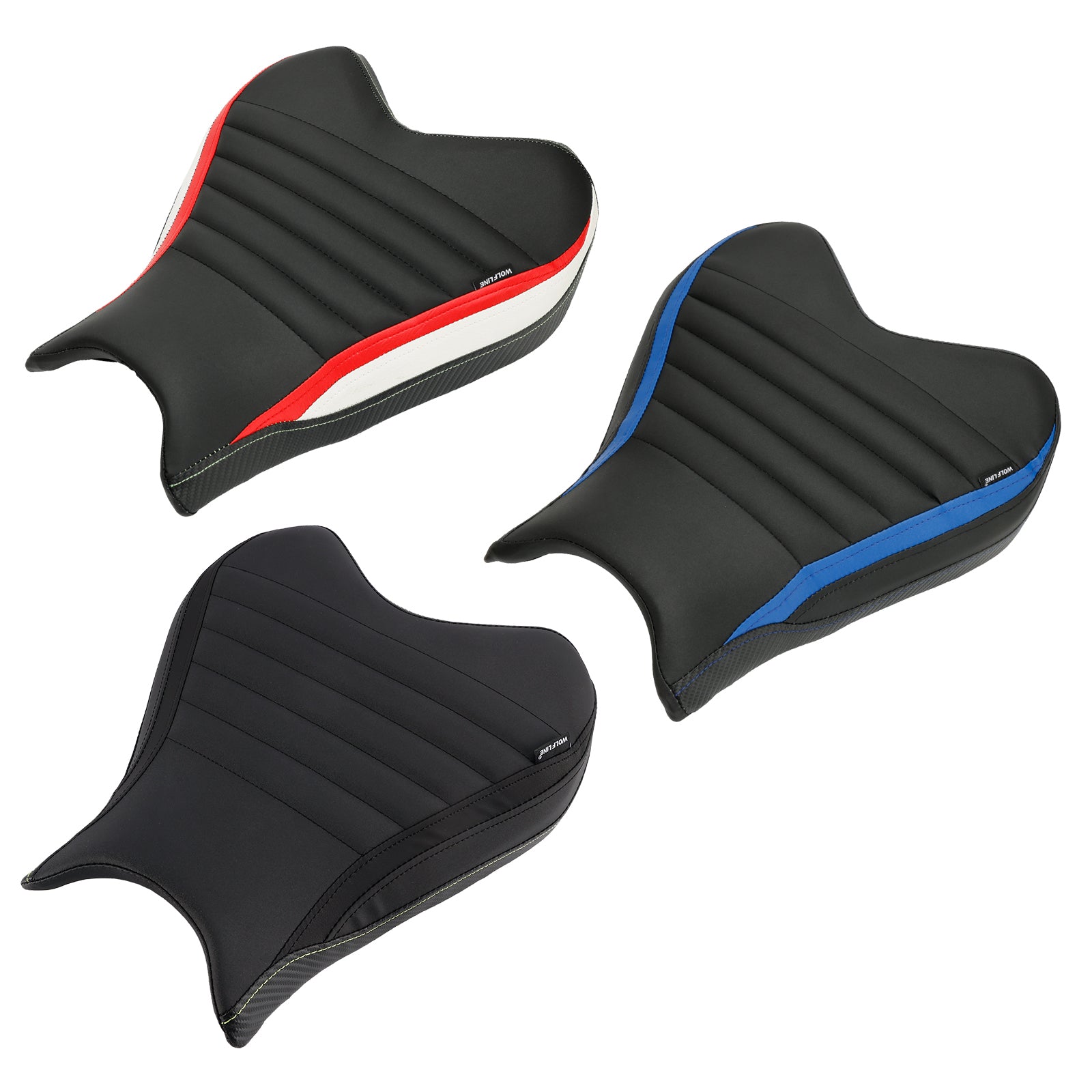 Front Driver Seat Raider Cushion Pu Fit For Yamaha Yzf-R7 Yzf R7 2021-2022 Red