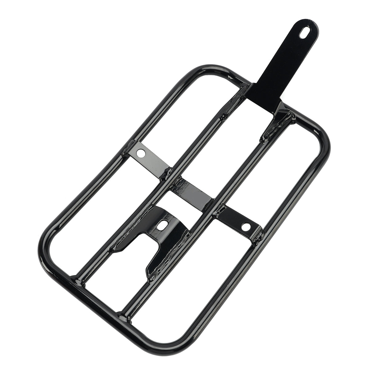 25-26 Solo Seat Fits Indian Scout Bobber Classic Rear Luggage Rack Black