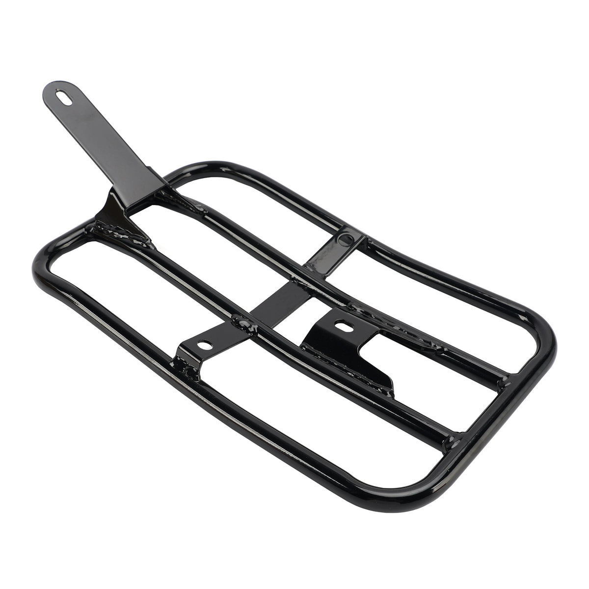 25-26 Solo Seat Fits Indian Scout Bobber Classic Rear Luggage Rack Black