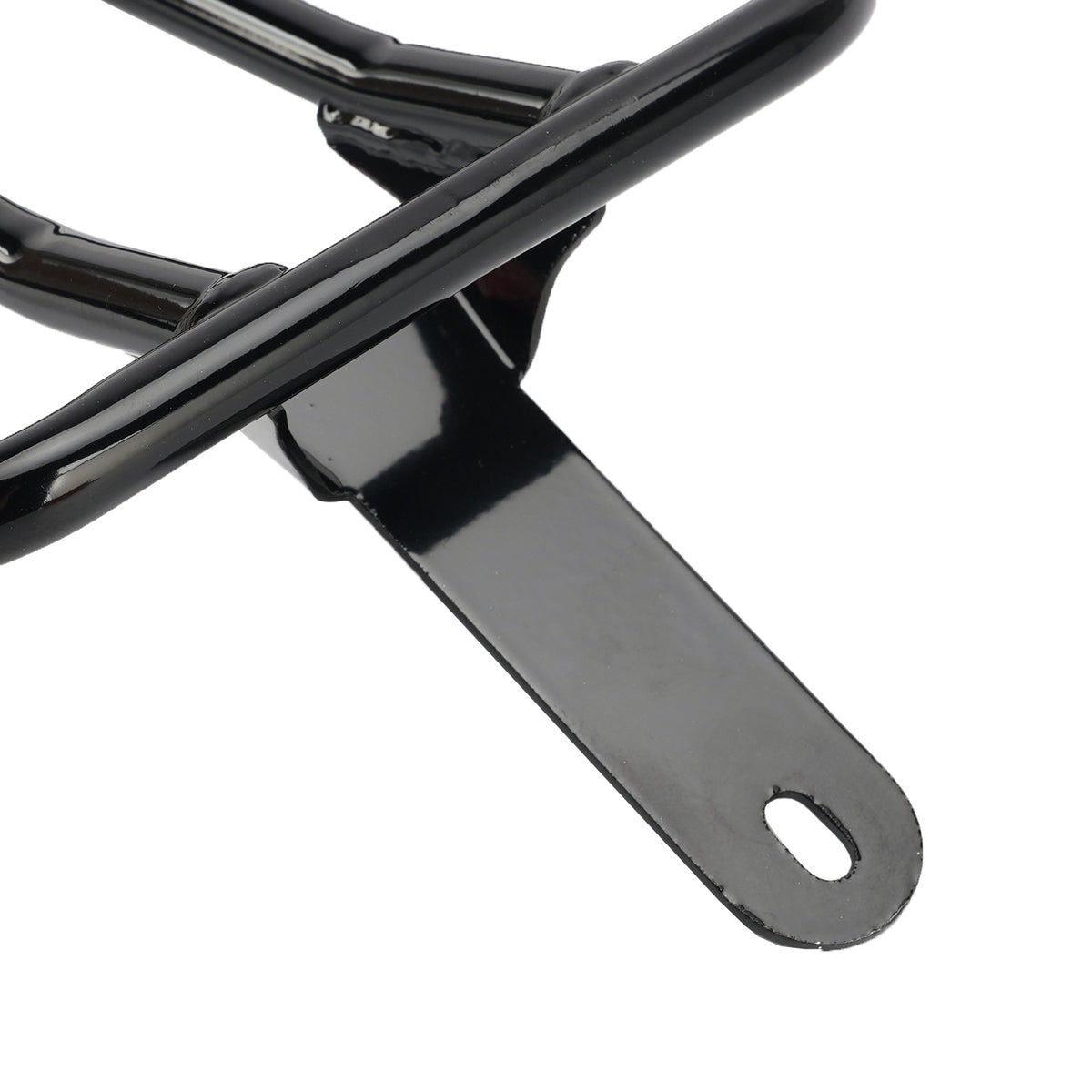 25-26 Solo Seat Fits Indian Scout Bobber Classic Rear Luggage Rack Black