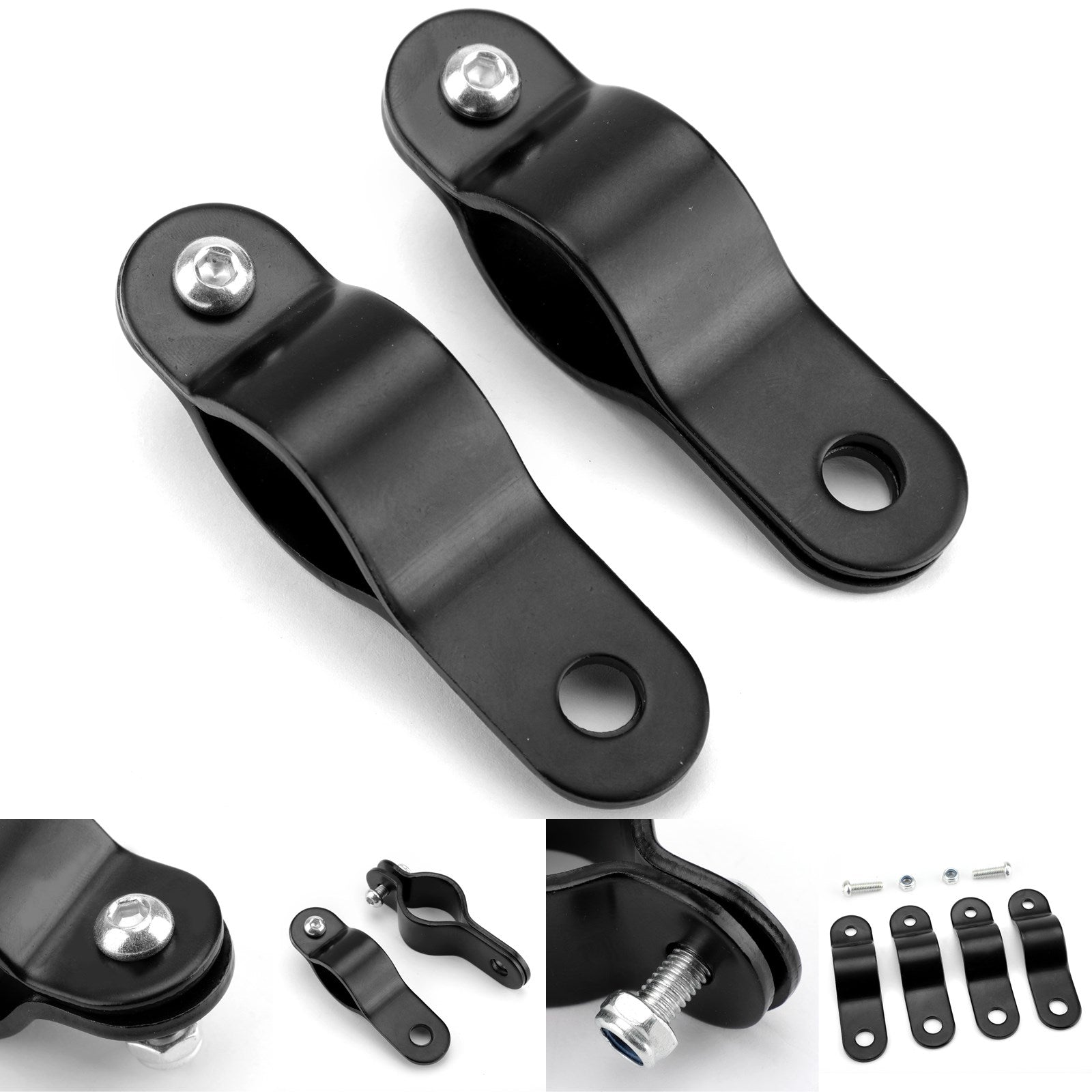 Motorfiets Foglight Spotlight Bull Bar Bracket 30-35mm verstelbare montage klem