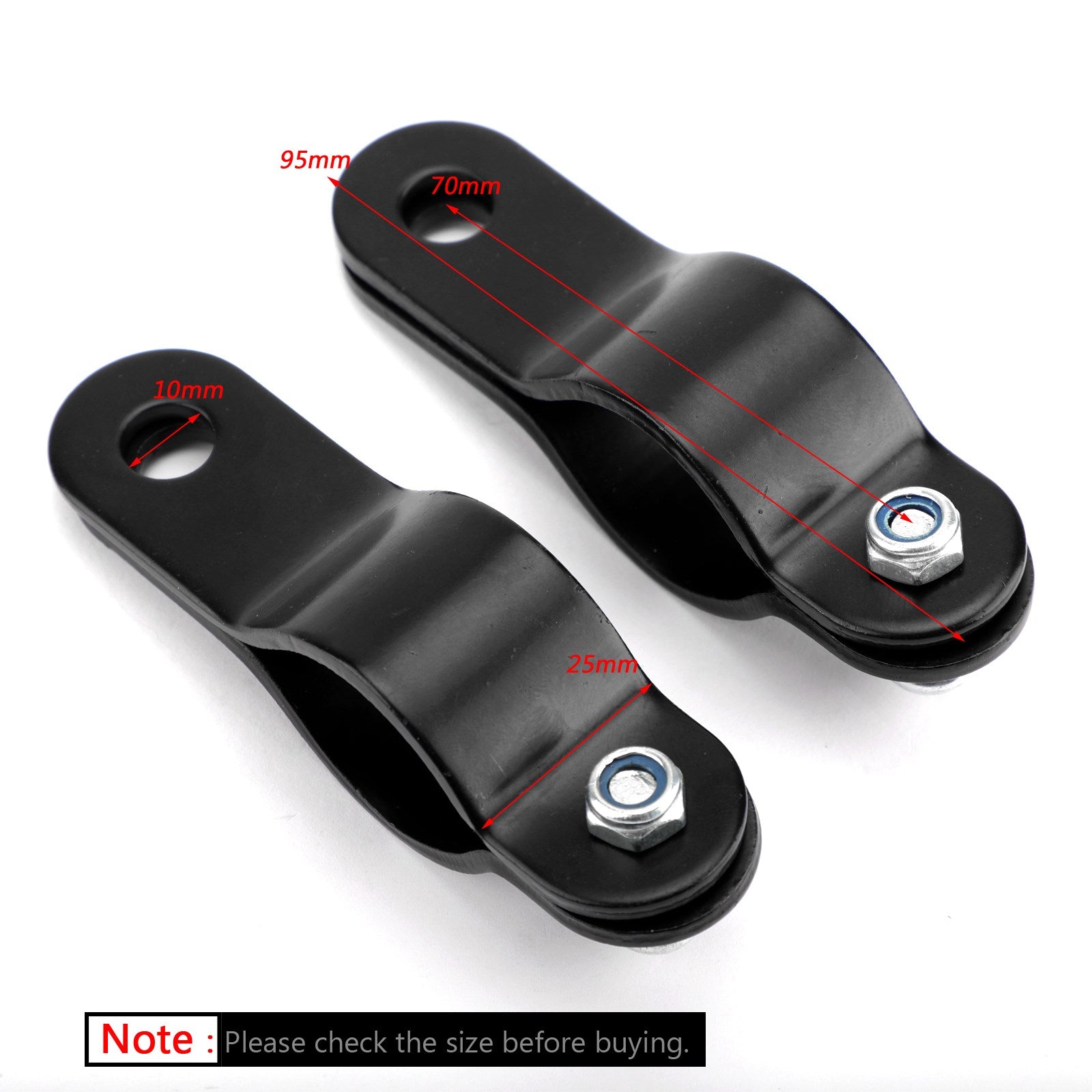 Motorfiets Foglight Spotlight Bull Bar Bracket 30-35mm verstelbare montage klem