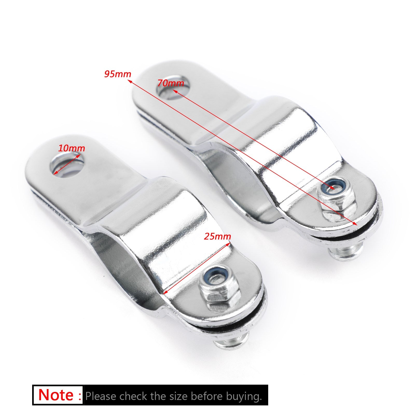 Motorfiets Foglight Spotlight Bull Bar Bracket 30-35mm verstelbare montage klem