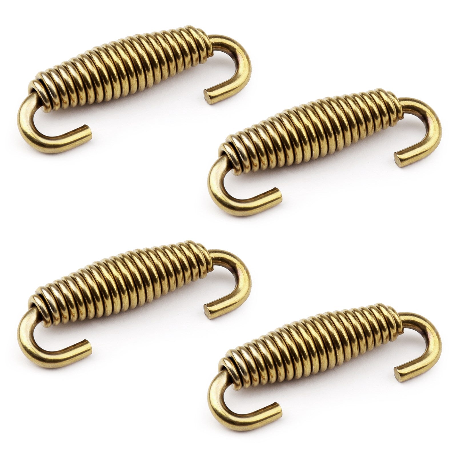 Eksos 4pc spiss lyddemper Moto BR Eksosdemper fjær rustfritt H9 stålrør