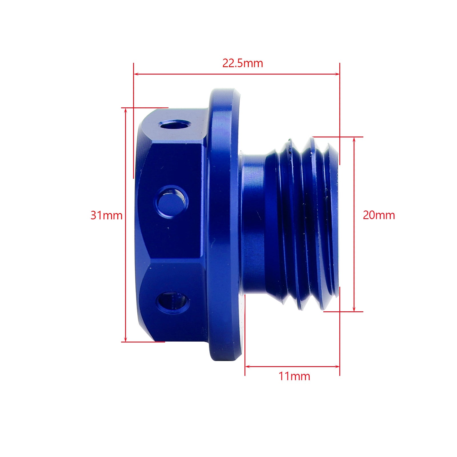Honda Grom 125 Monkey 125 Metropolitan CH50 Ruckus NPS50 Super Cub 125 Trail 125 Rebel 300/500 M20X2.5 CAP AUTRE POUR