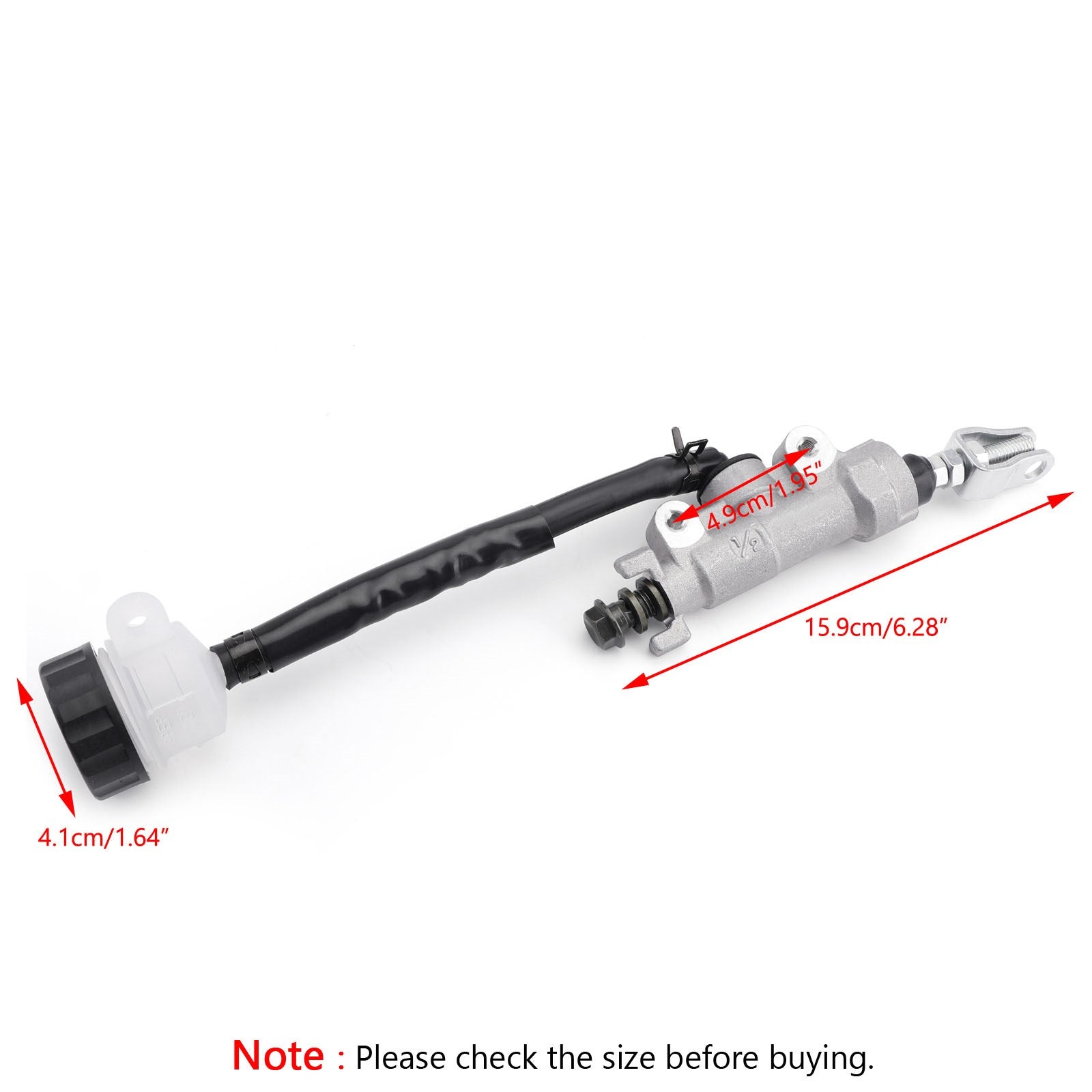 Honda CR 85 125 250 XR CBR600 Rear Brake Master Cylinder & Fluid Reservoir