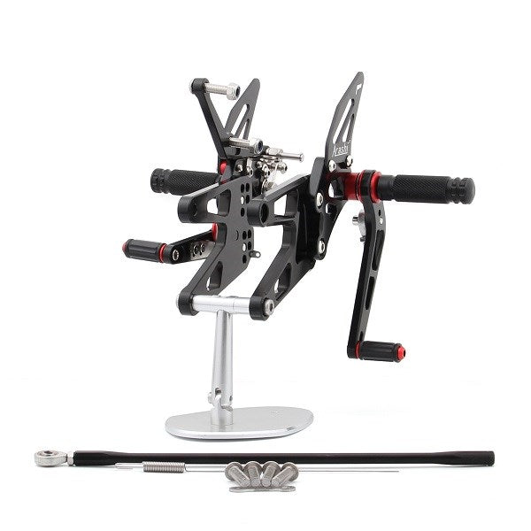 03-05 Yamaha YZF 600 R6 Rearset Rear set Black