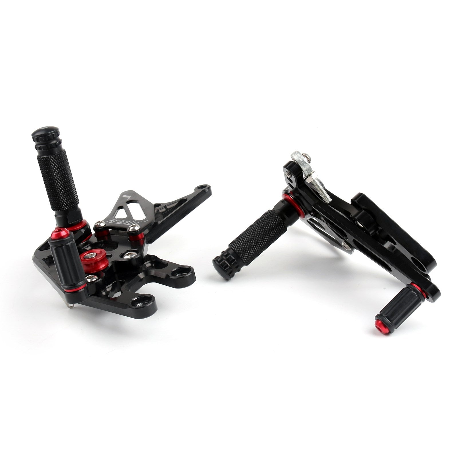 04-05 Kawasaki ZX10R ZX 10R Pedane posteriori Nero